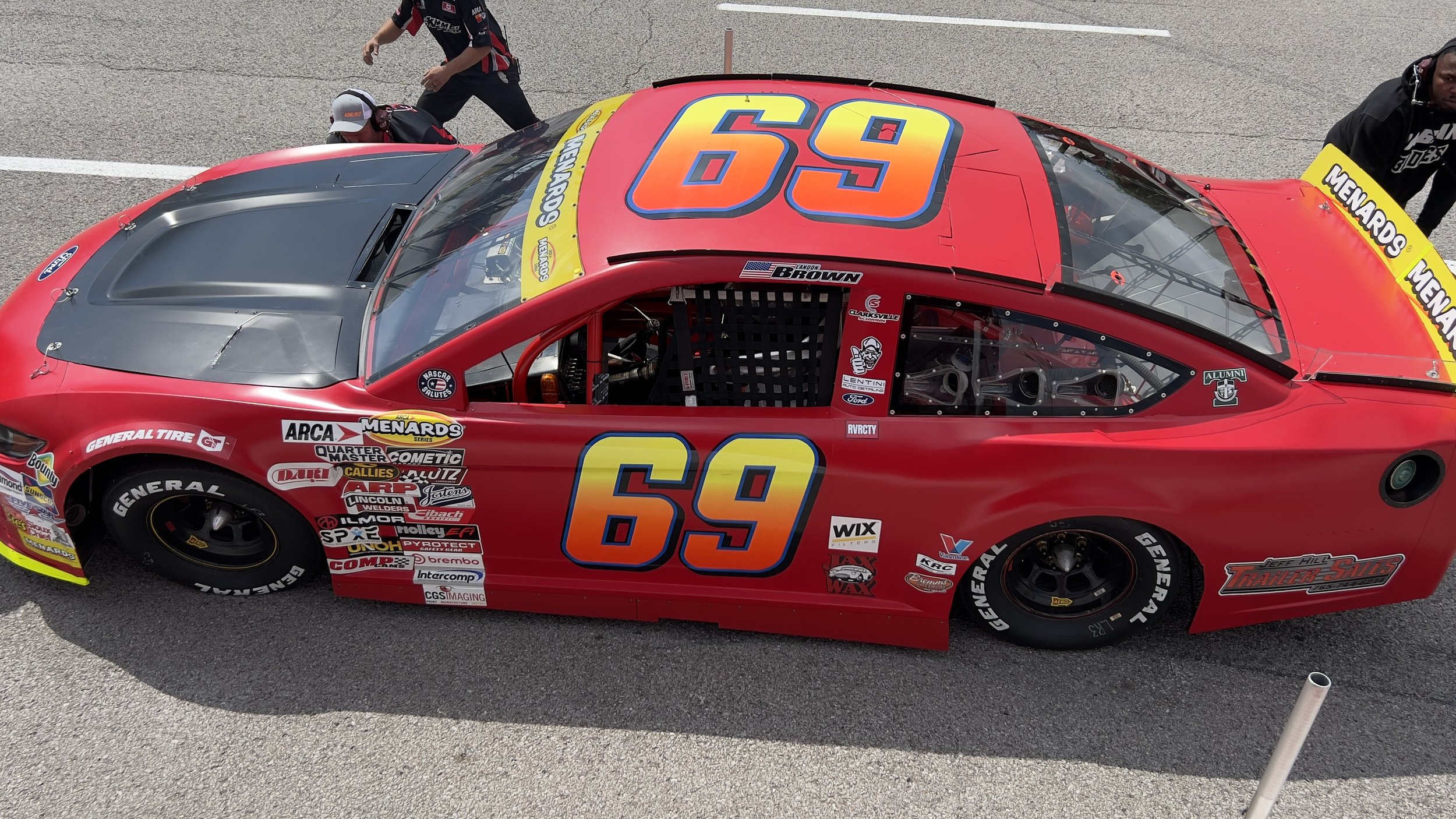 Landon Brown Racing in the Kimmel Racing ARCA Ford Mustang at Nashville Fairgrounds Speedway