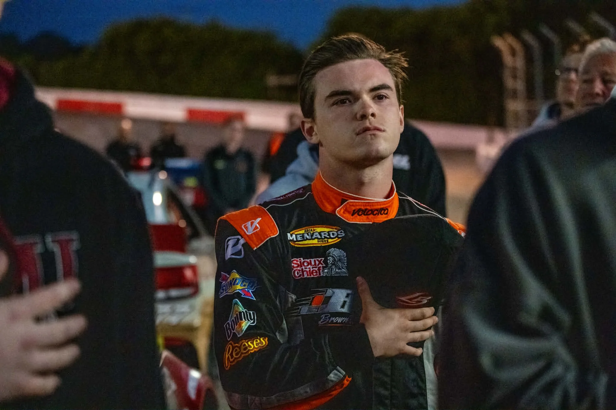 Landon Brown Racing National Anthem ARCA Menards series Nashville Fairgrounds Speedway