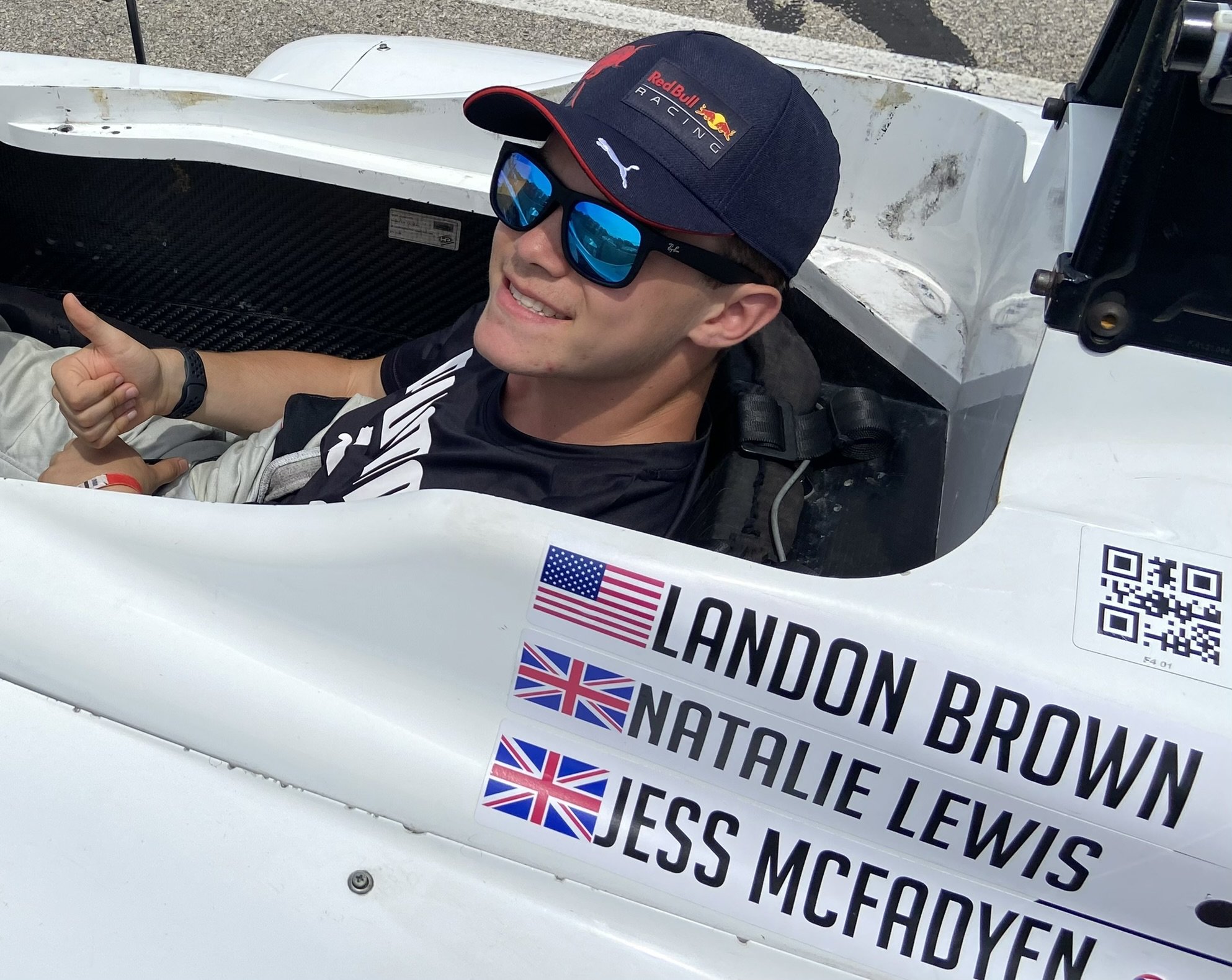 Landon Brown Racing at VIR Virginia International Raceway in the Skip Barber Formula Car.  Social media and racing entertainment Jess McFadyen