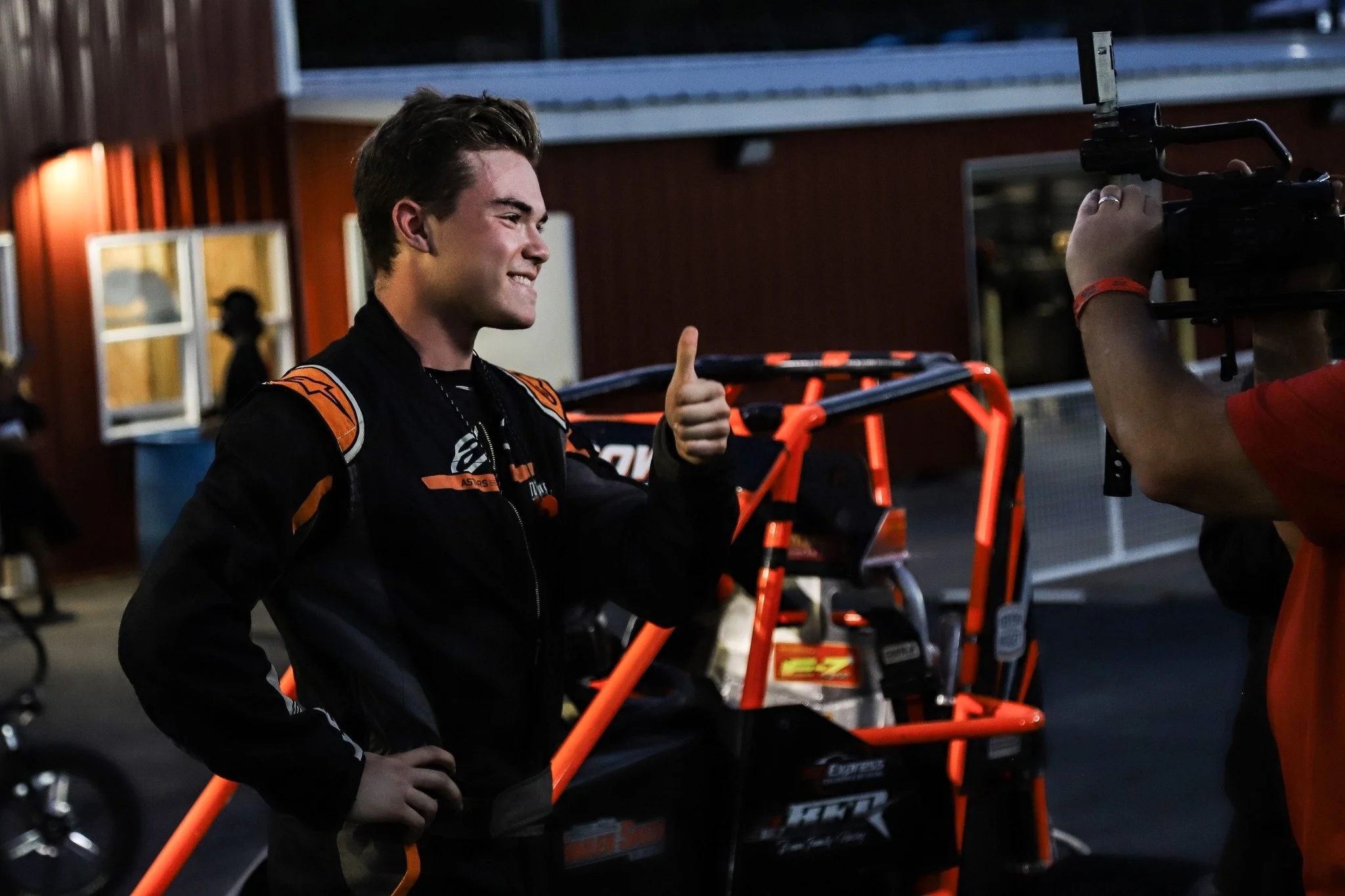 Landon Brown Kenyon Midget Series Berlin Speedway podium finish interview