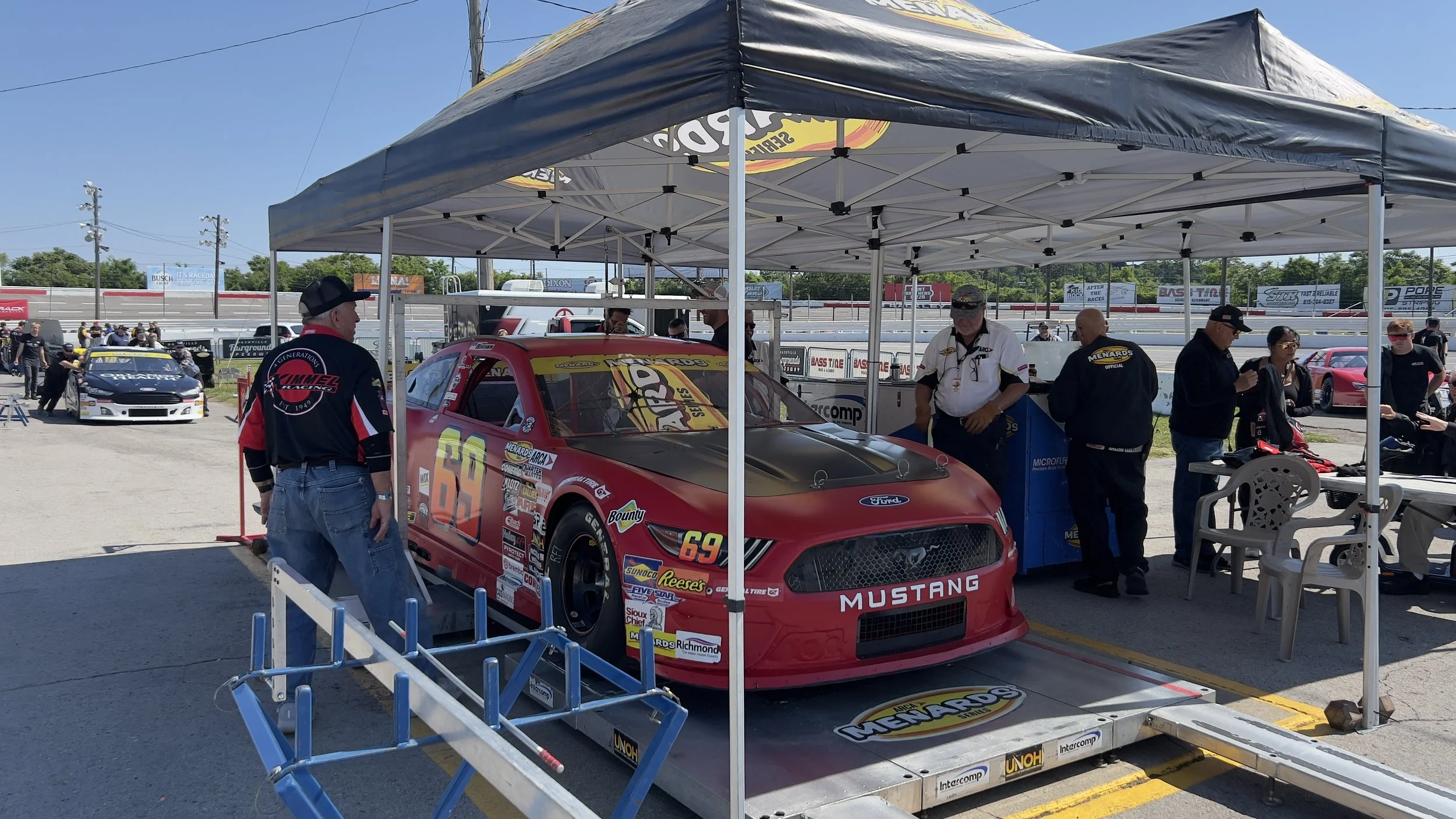 Landon Brown Racing in the Kimmel Racing ARCA Ford Mustang at Nashville Fairgrounds Speedway