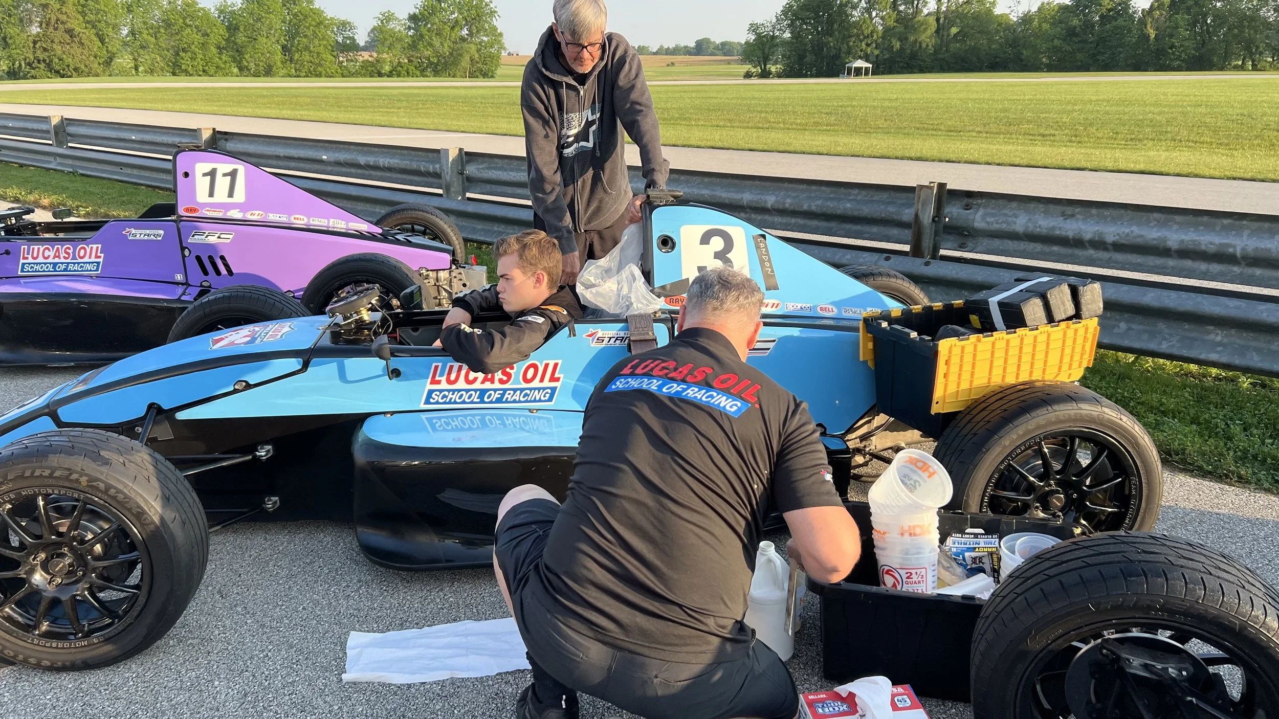 Landon Brown Racing Lucas Oil School of Racing Putnam Park