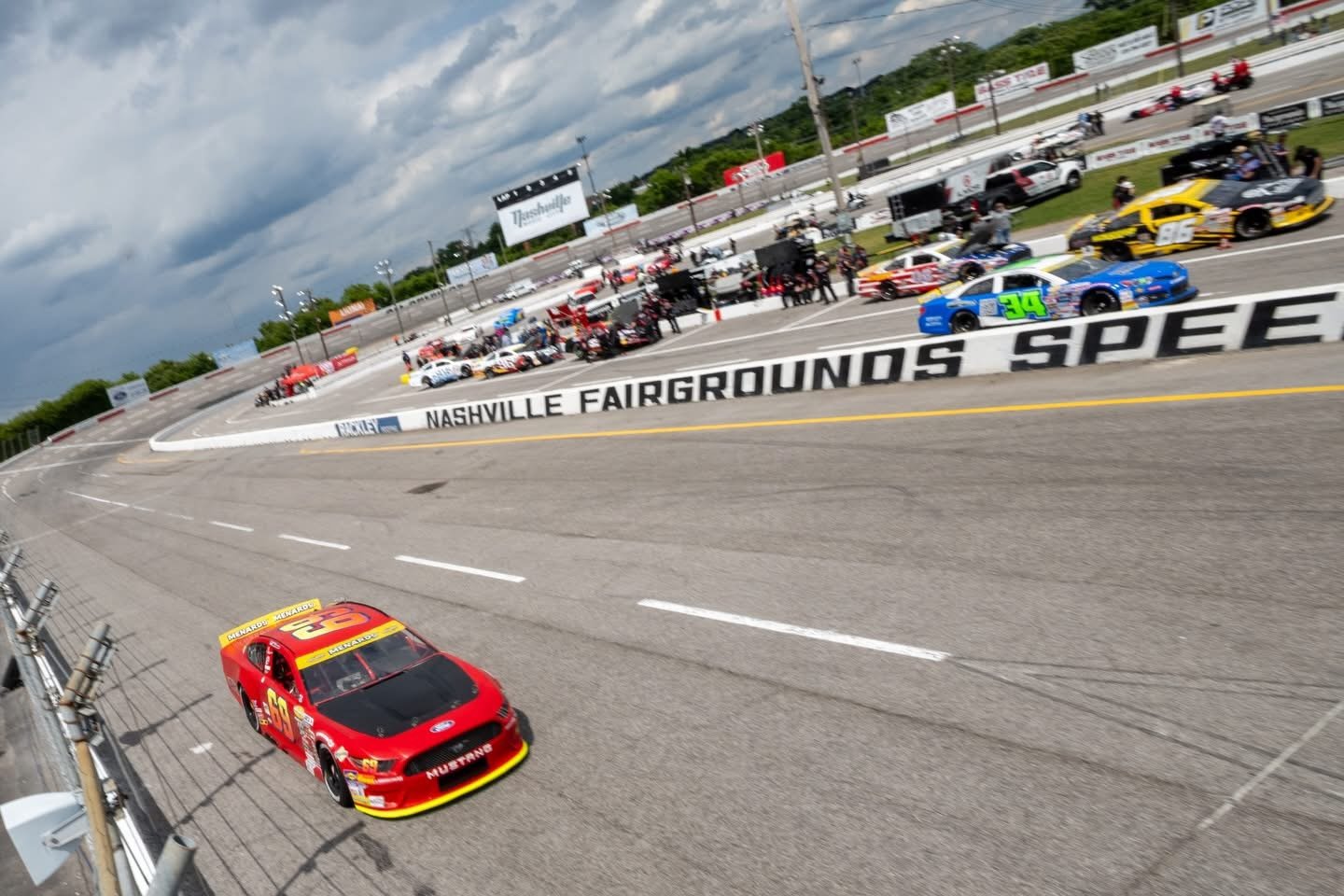 Landon Brown Racing in the Kimmel Racing ARCA Ford Mustang at Nashville Fairgrounds Speedway