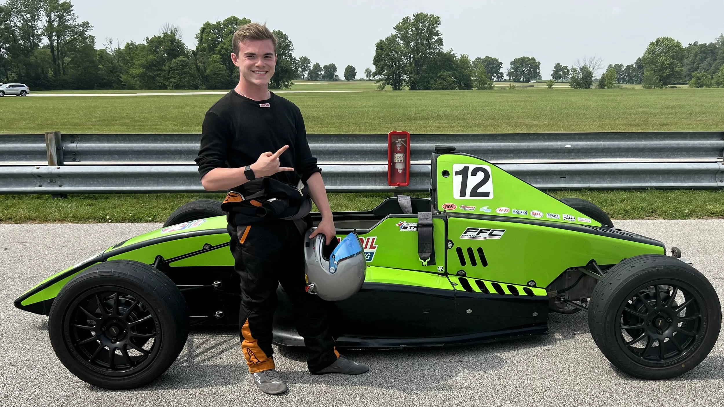 Landon Brown Racing Lucas Oil School of Racing Putnam Park