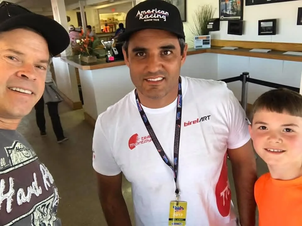 Landon Brown Racing meets Juan Pablo Montoya