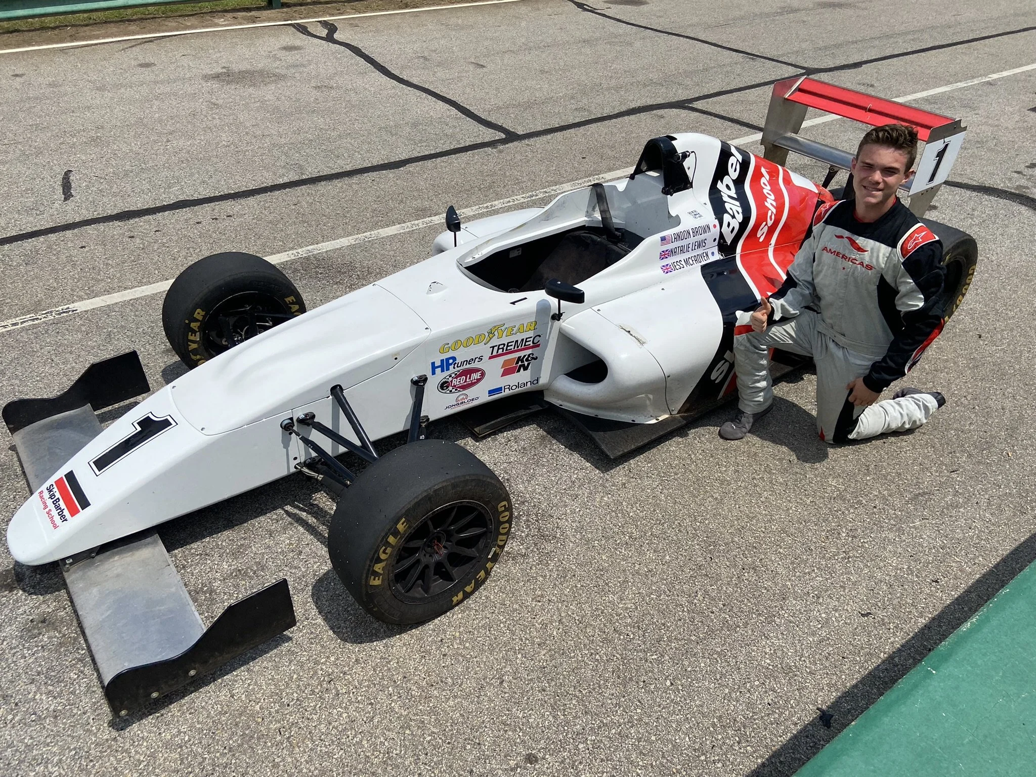 Landon Brown Racing at VIR Virginia International Raceway in the Skip Barber Formula Car