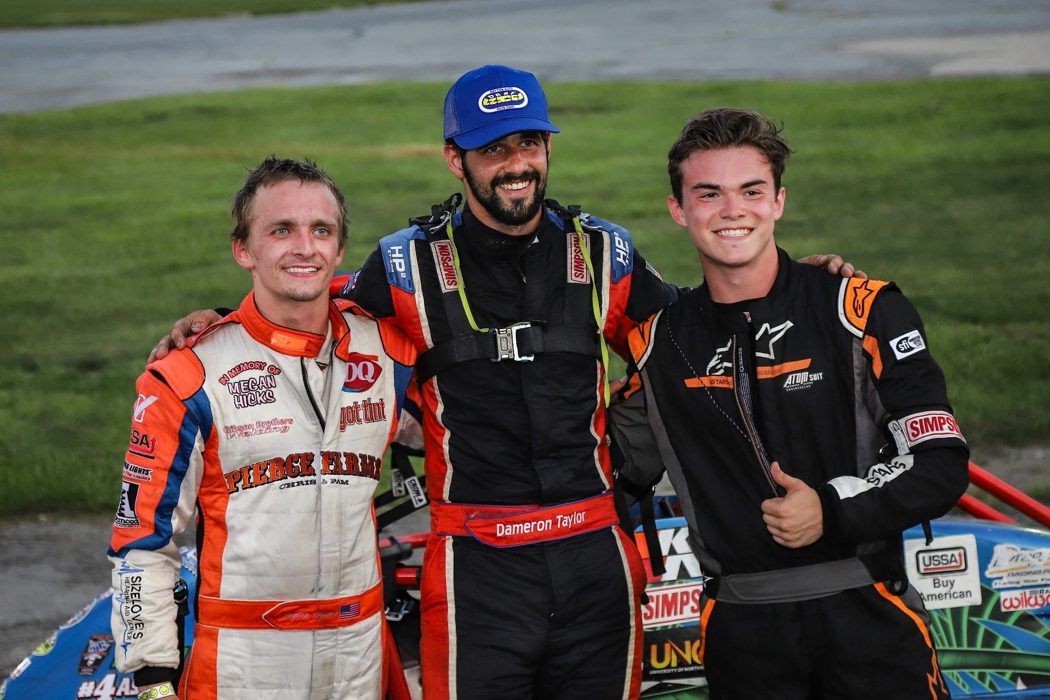 Landon Brown Kenyon Midget Series Podium finish at Anderson Speedway
