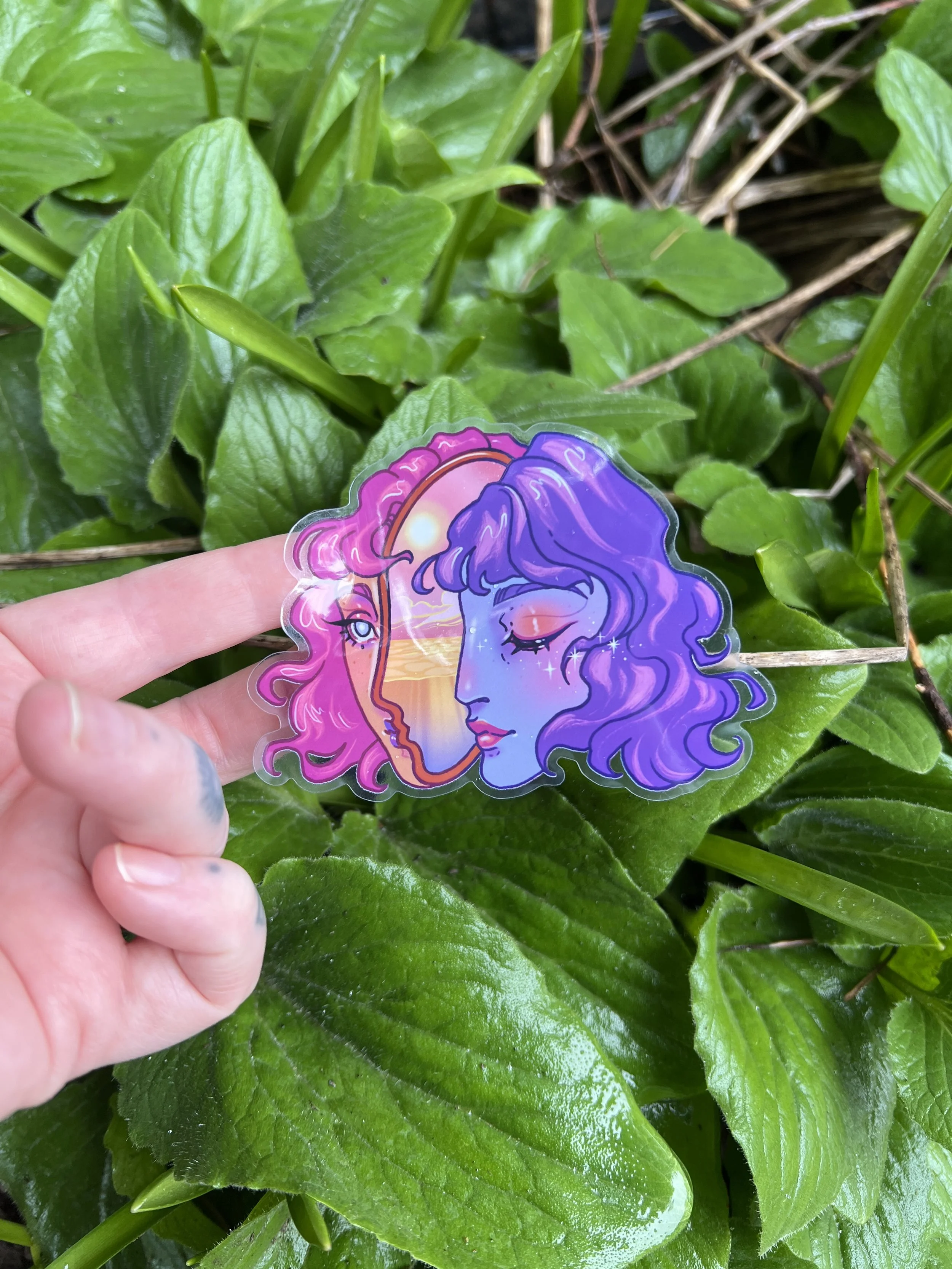 night and day ✴︎ sticker