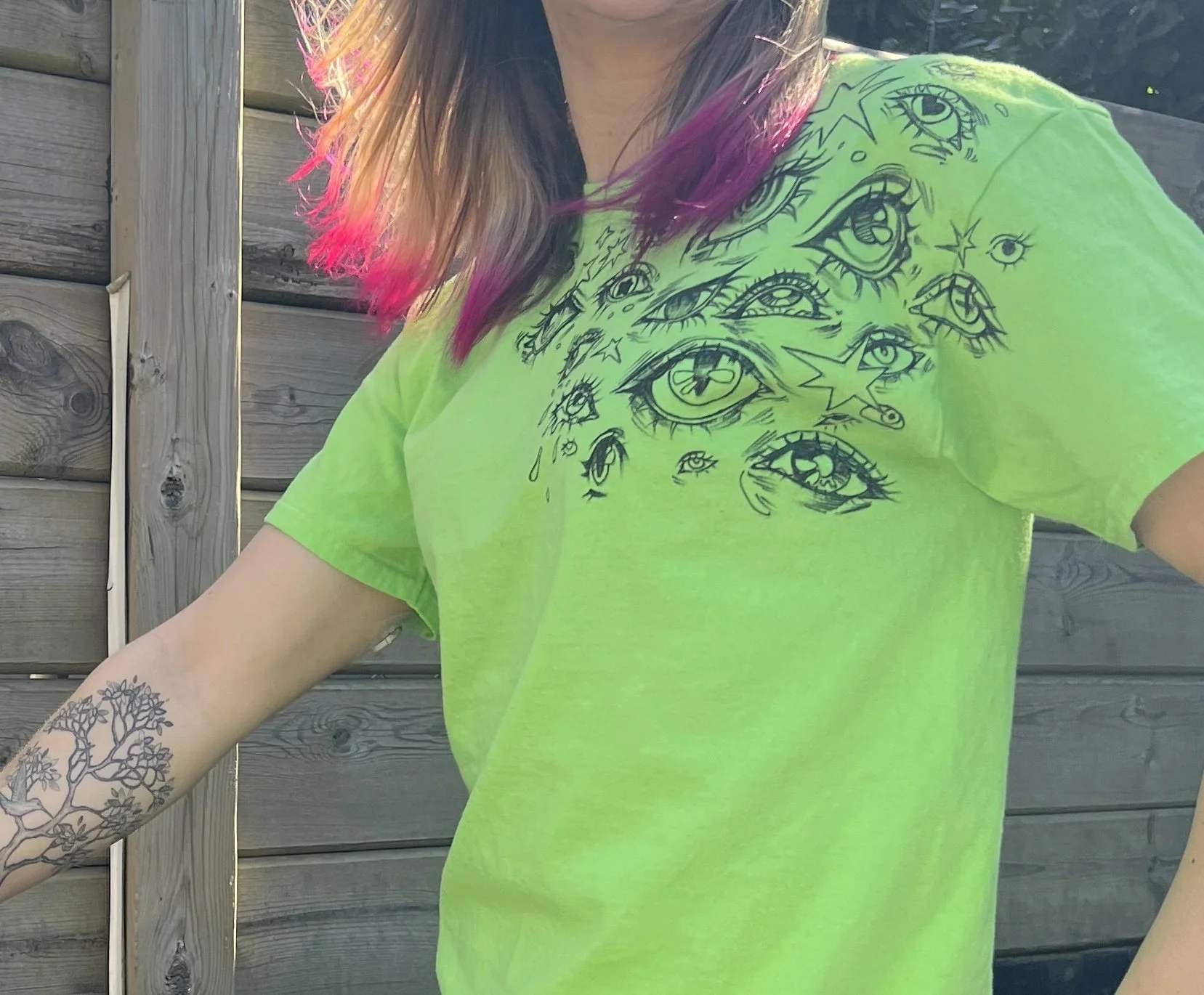 iss~ok  ꫂ❁ starry eyes - green