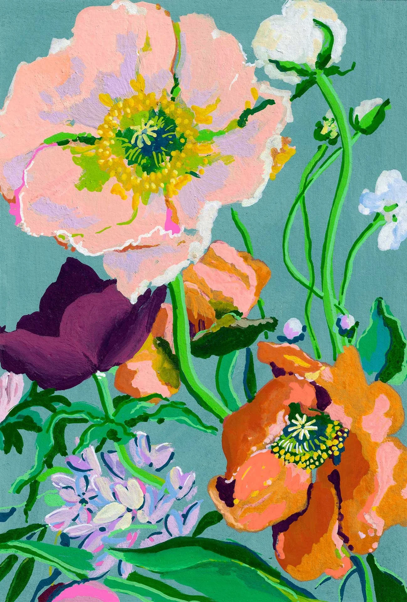 Poppy and Tulip