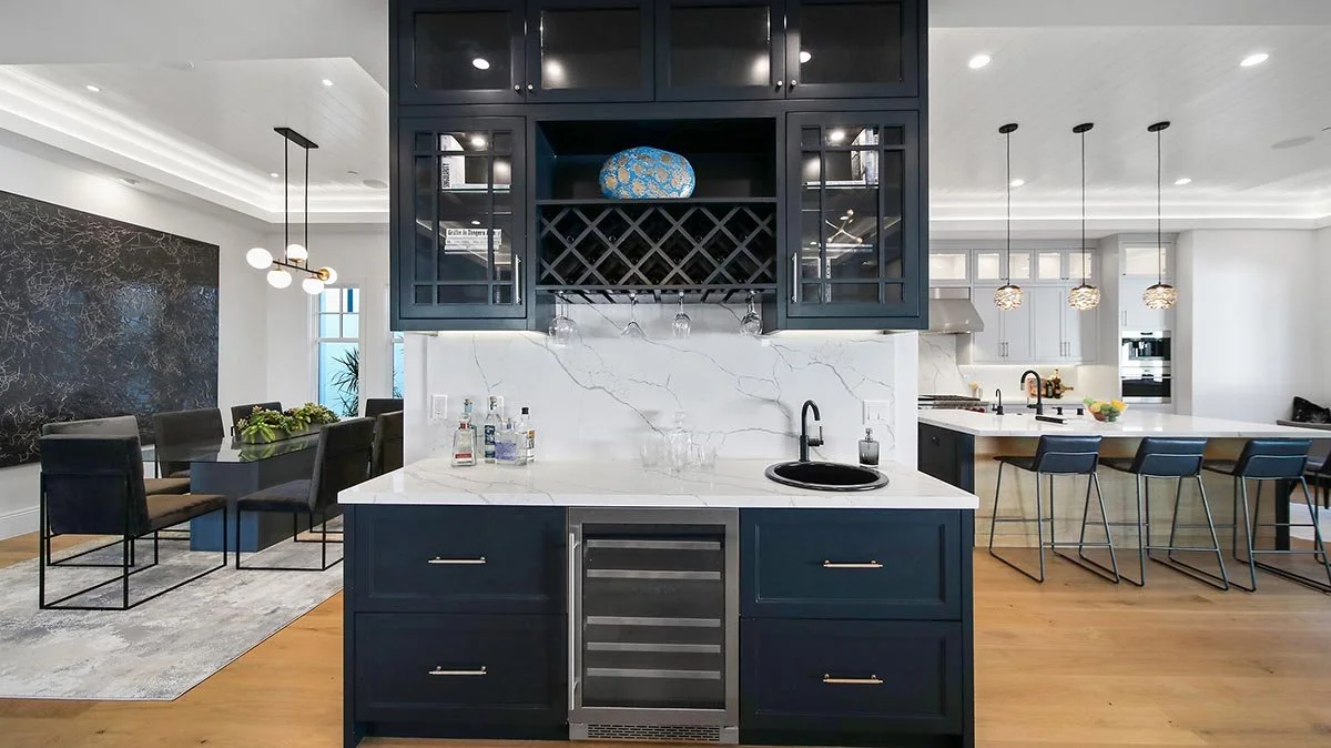 Custom Open Concept Interior in Calabasas Done By AY Builders With Luxury Finishes