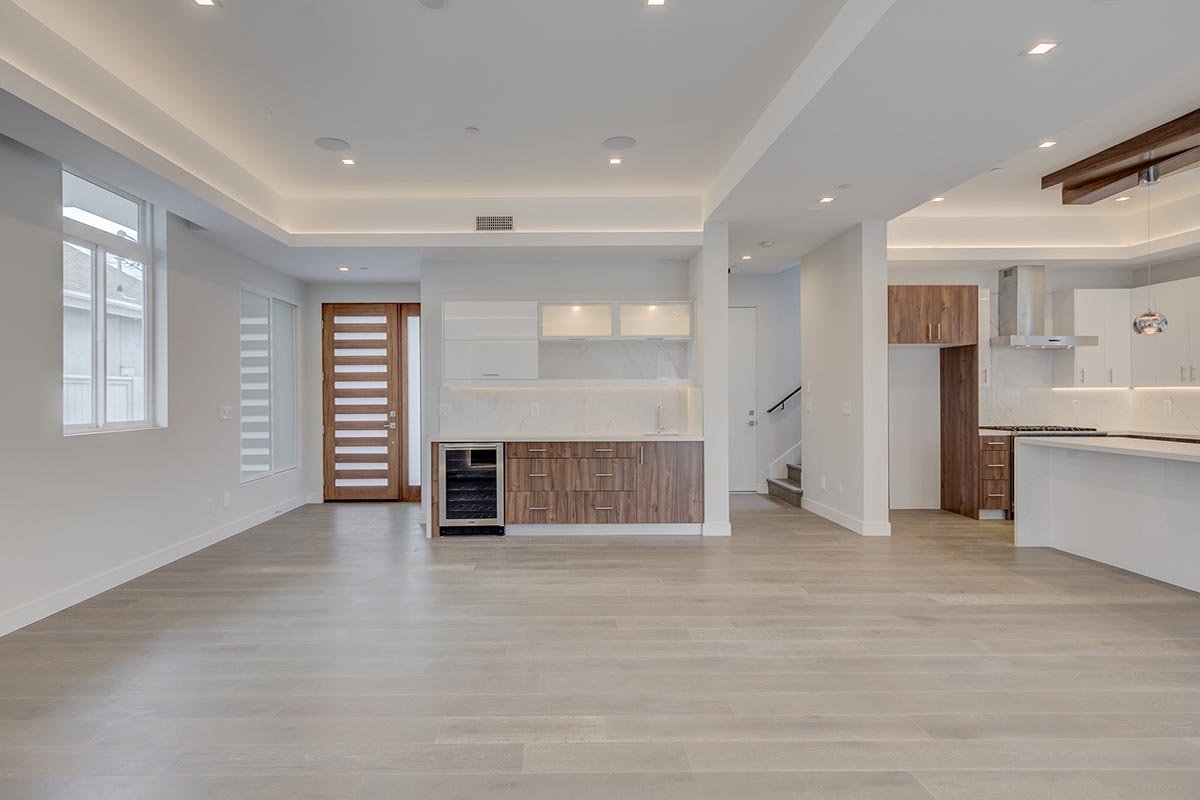Custom Open Concept Living Space In Encino Done By AY Builders With Luxury Finishes