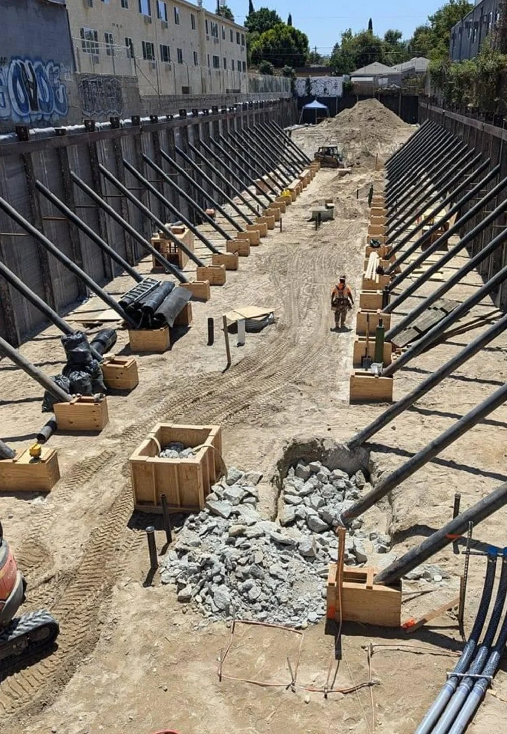 Professional foundation, structural, and site work in Los Angeles by AY Builders — built for strength, safety, and longevity.