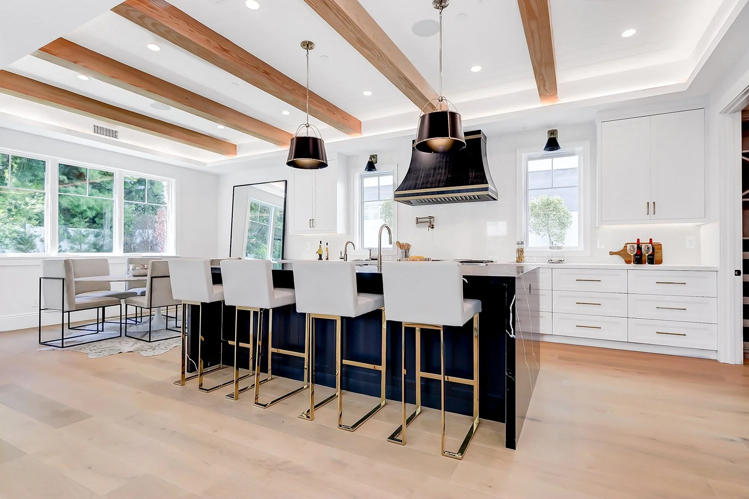 Elegant Custom Open Concept Kitchen Remodel in Beverly Hills Done By AY Builders With Luxury Finishes