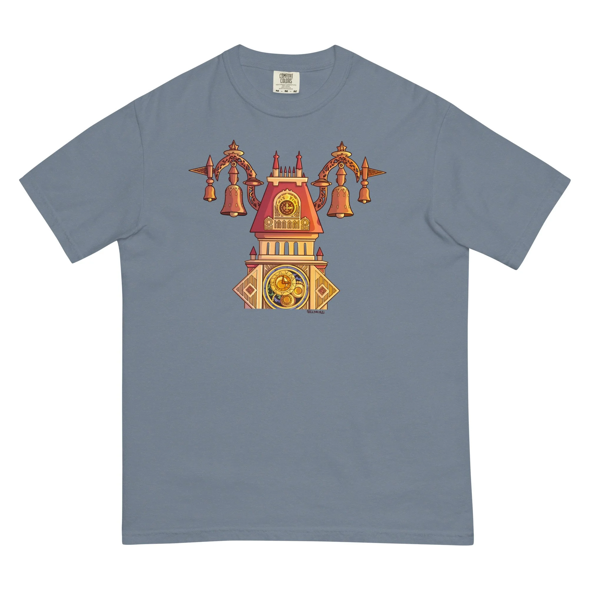 Twilight Town Clock Tower Unisex garment-dyed heavyweight t-shirt