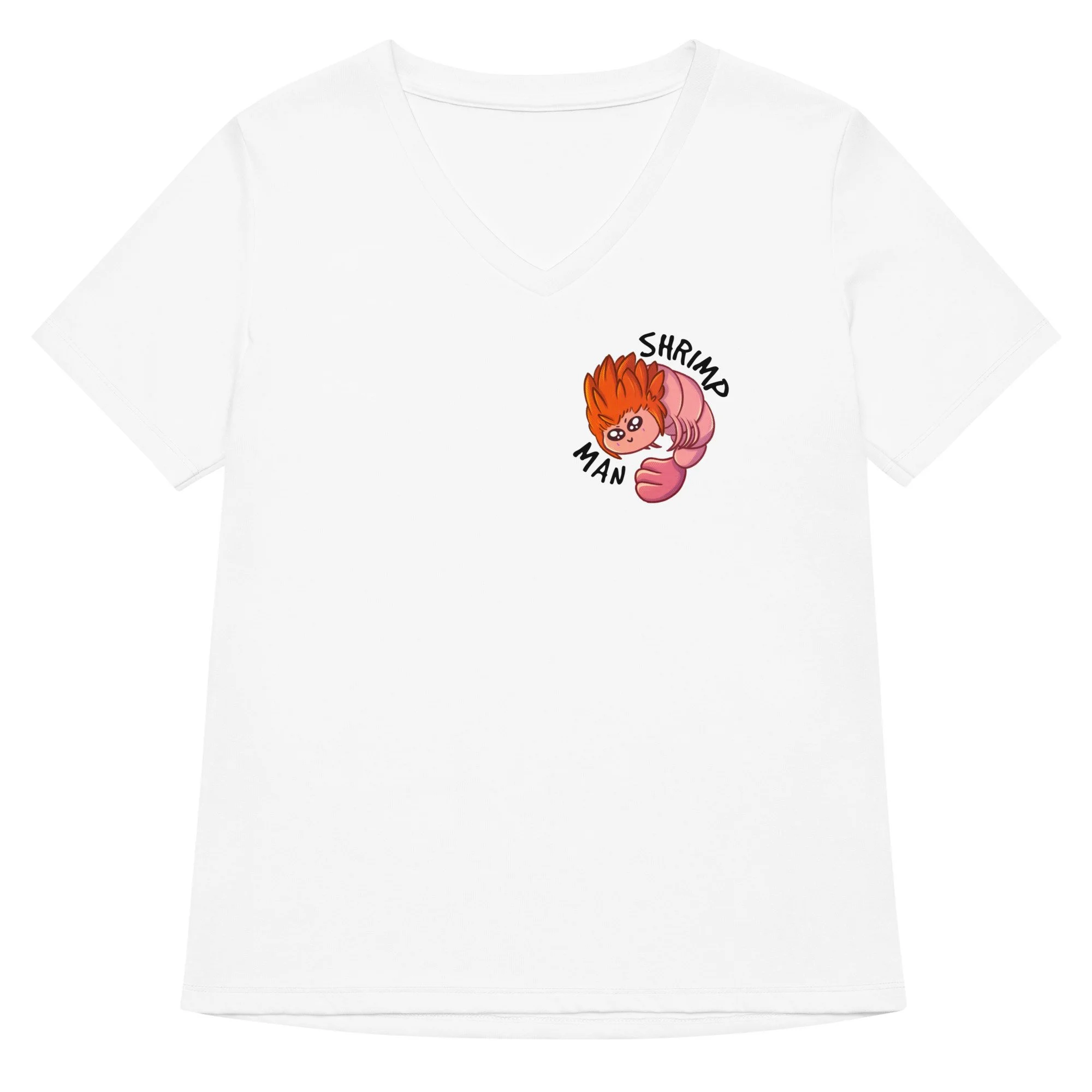Shrimp Man relaxed v-neck t-shirt