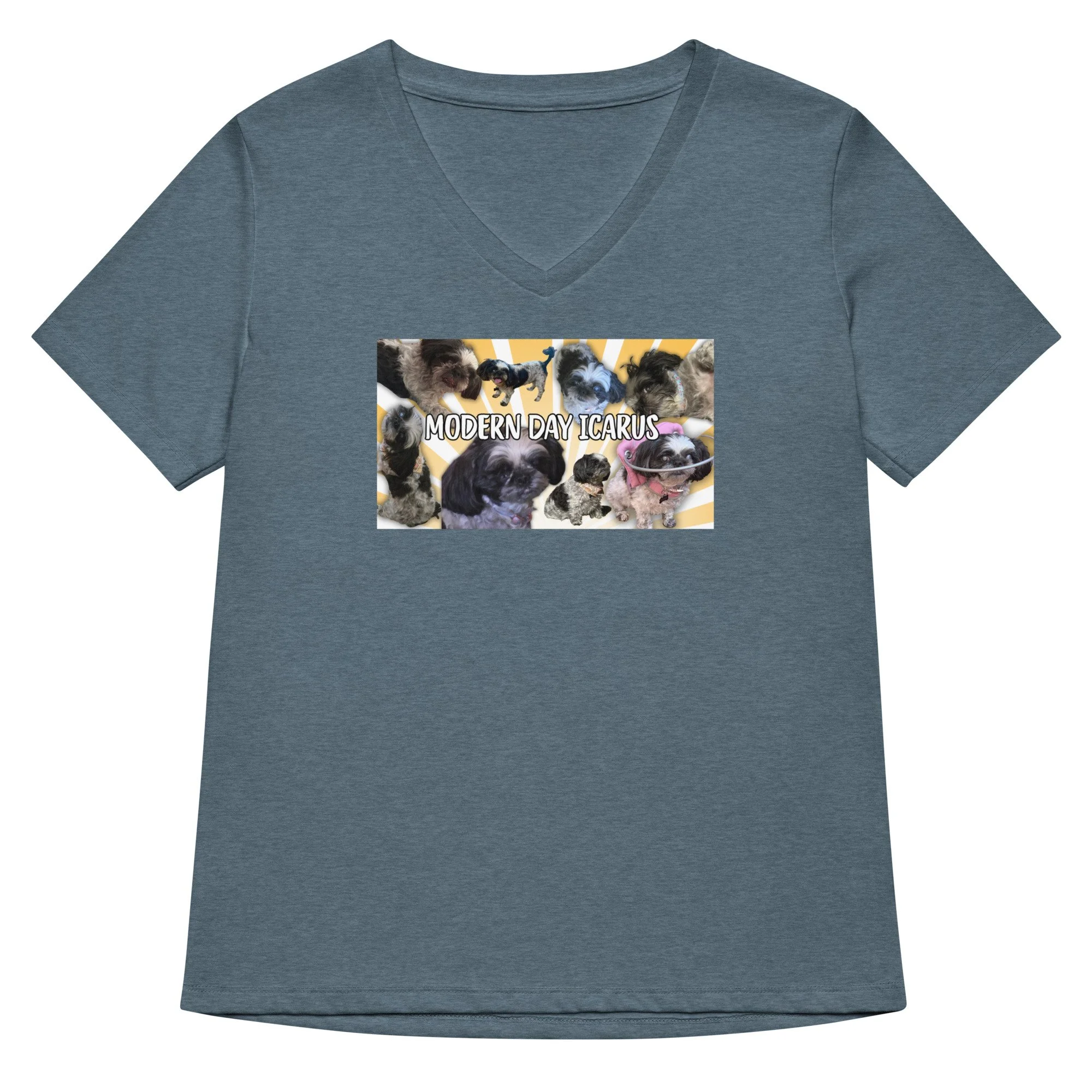 Modern Day Icarus Oreo relaxed v-neck t-shirt