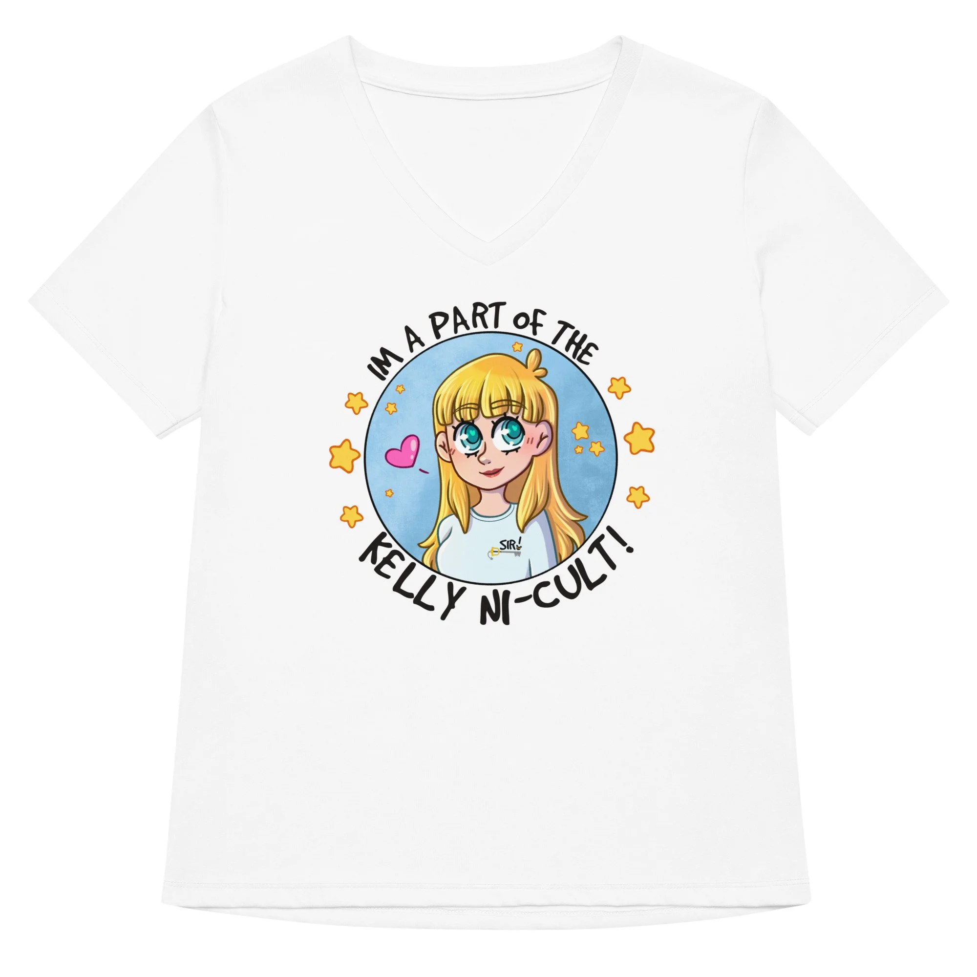 I'm a part of the Kelly Ni-cult relaxed v-neck t-shirt