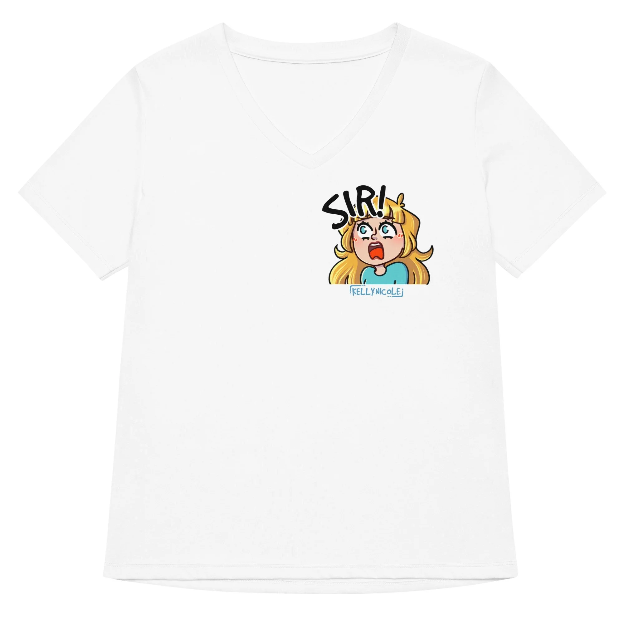 Women’s relaxed v-neck t-shirt