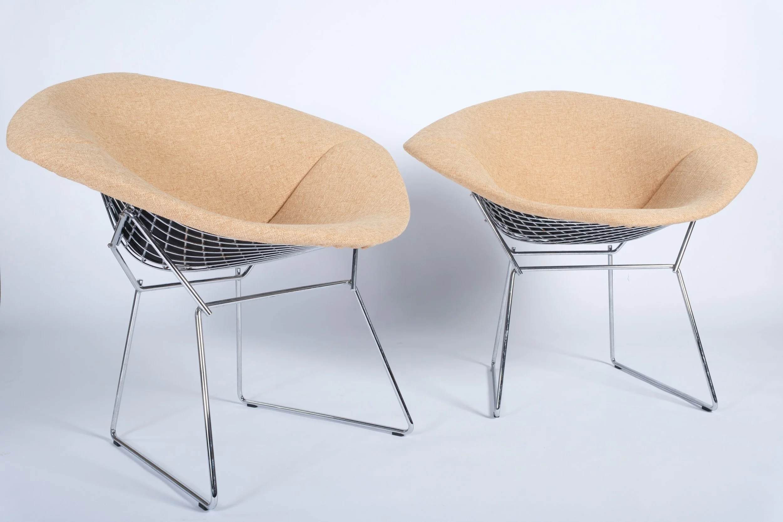 Set of Diamond Chairs by Harry Bertoia for Knoll, 1950s