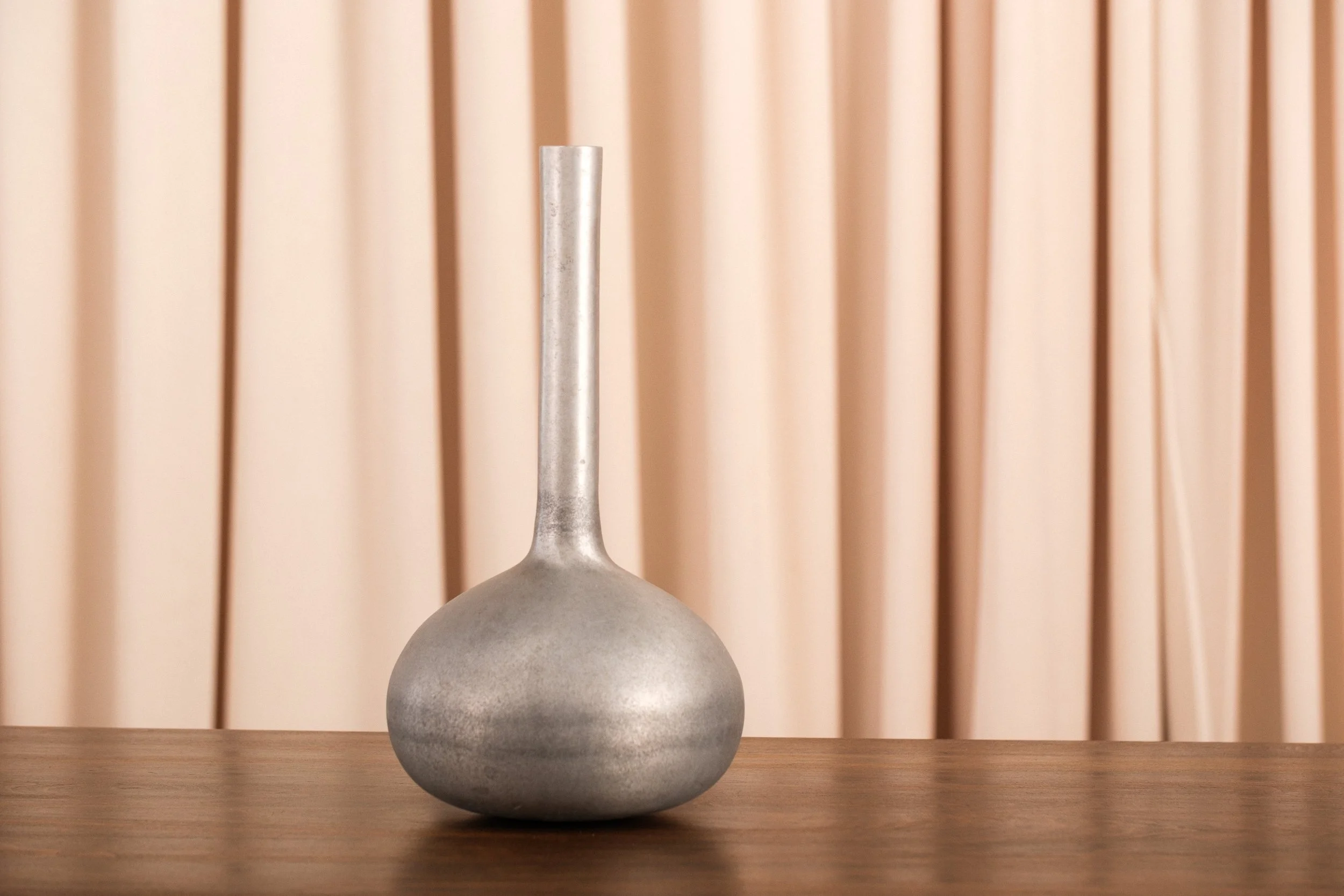 Vintage Cast Aluminum Soliflore Vase