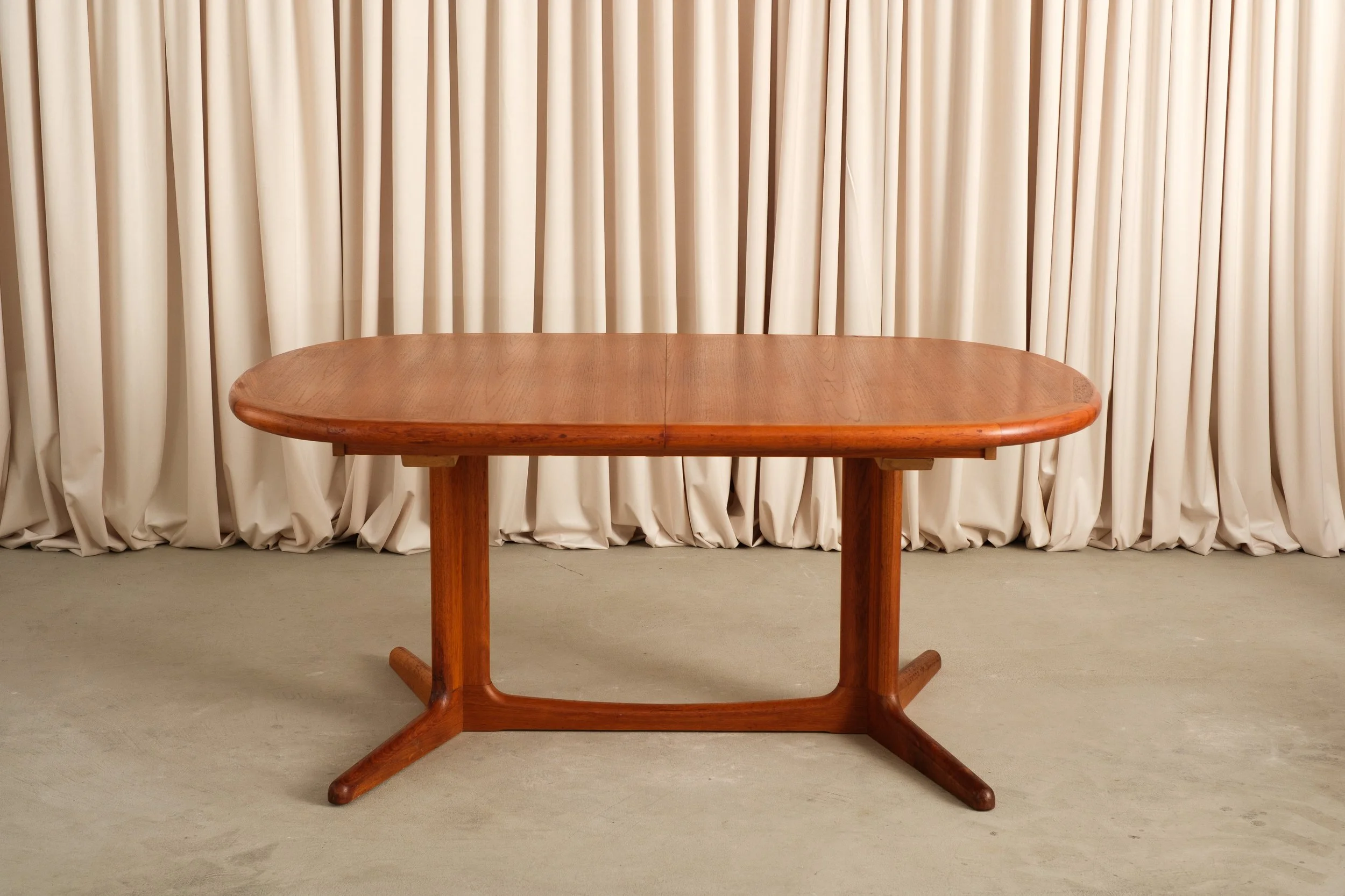 Teak Dining Table by Edvard Valentinsen for Funiture Factory Ringe, Denmark, 1960s