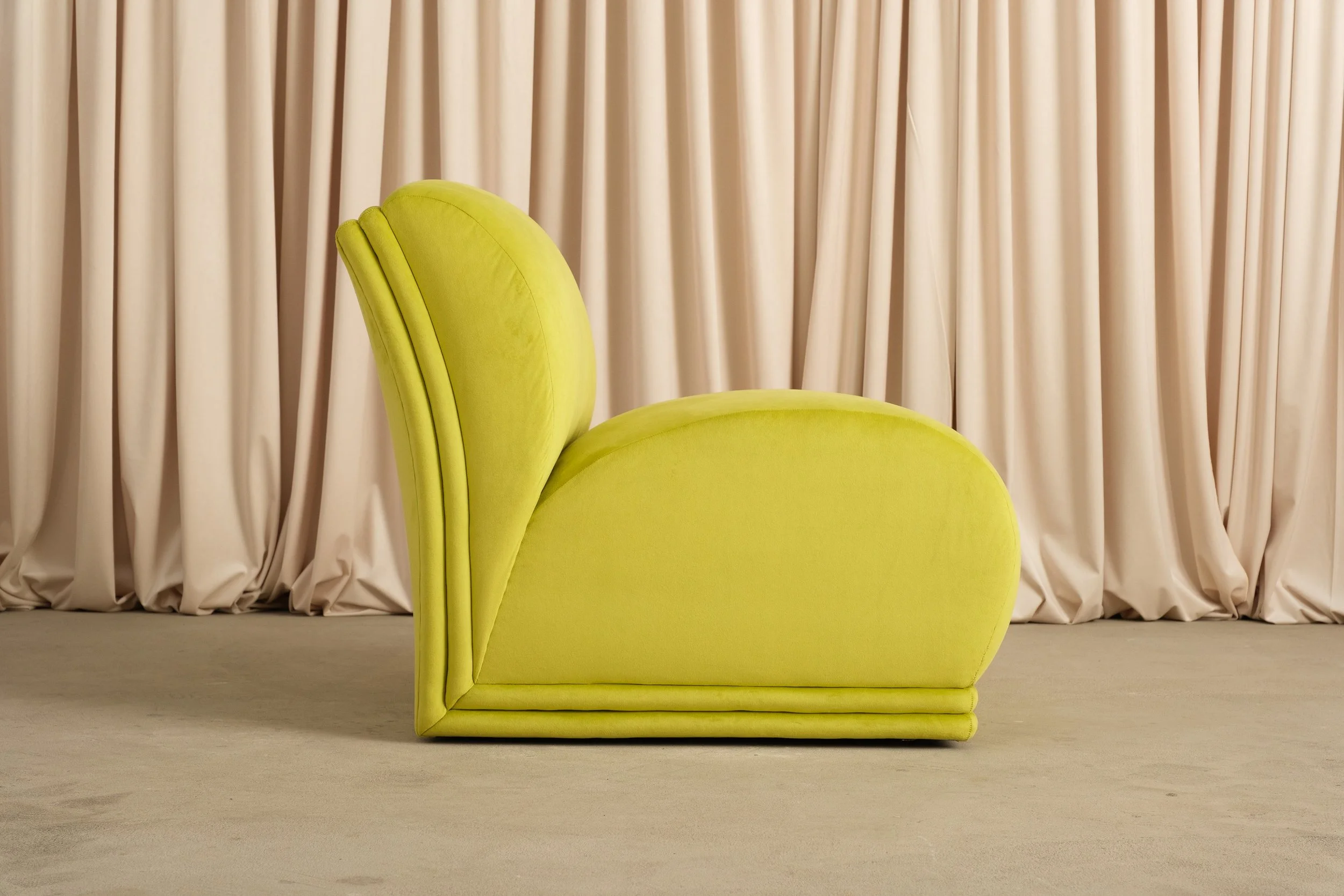 Pair of Postmodern Modular Lounge Chairs, 1980s
