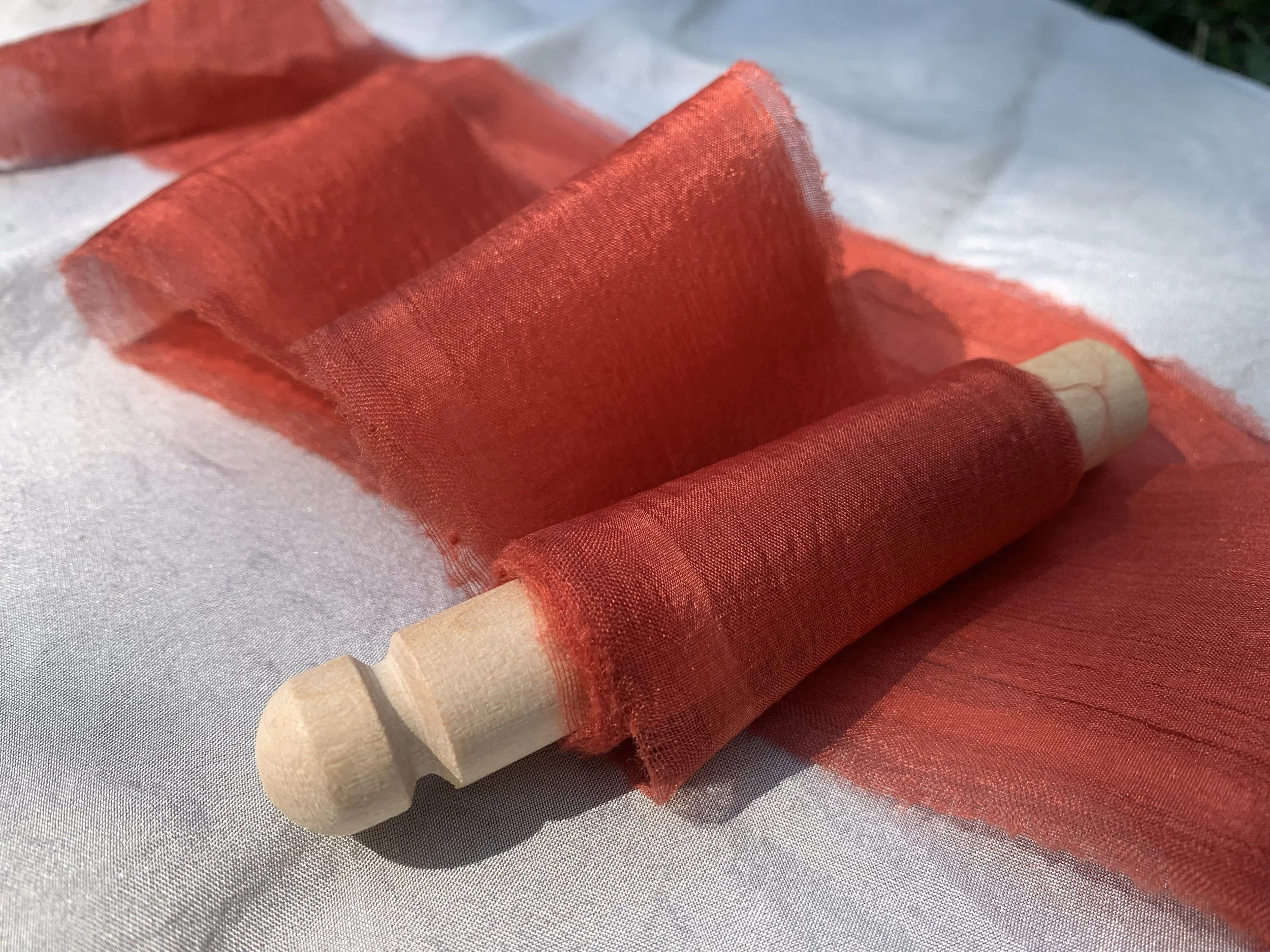 Red (Madder) Ribbon- 1m