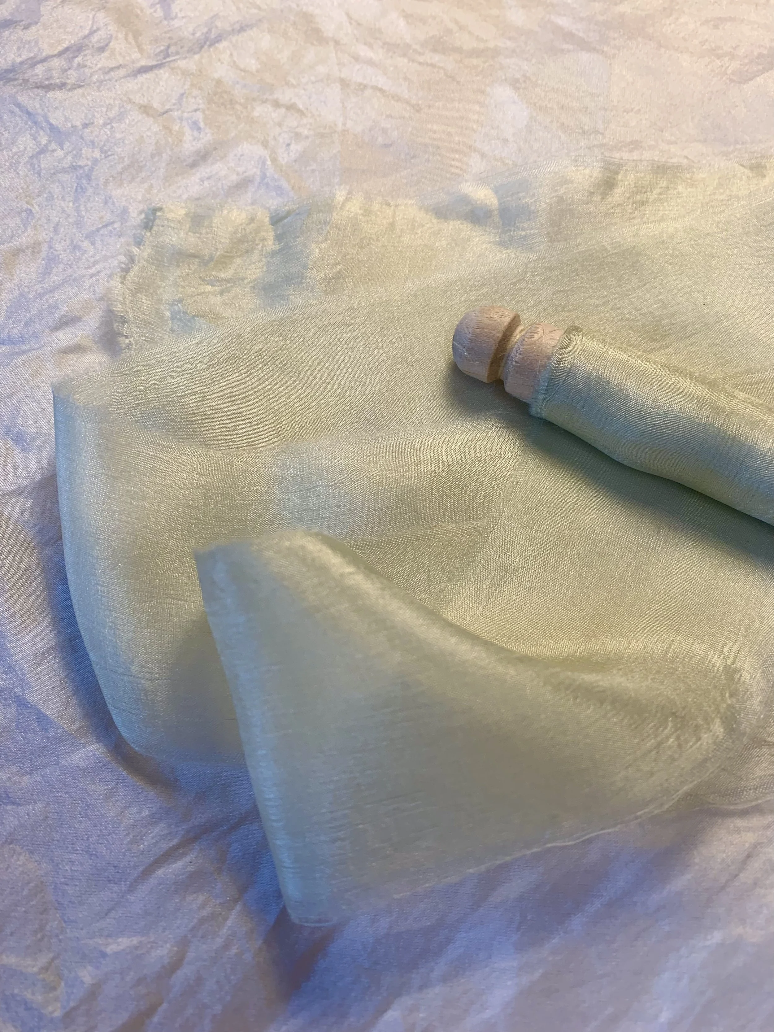 Creamy Sage (Scabiosa) Ribbon - 1.5m