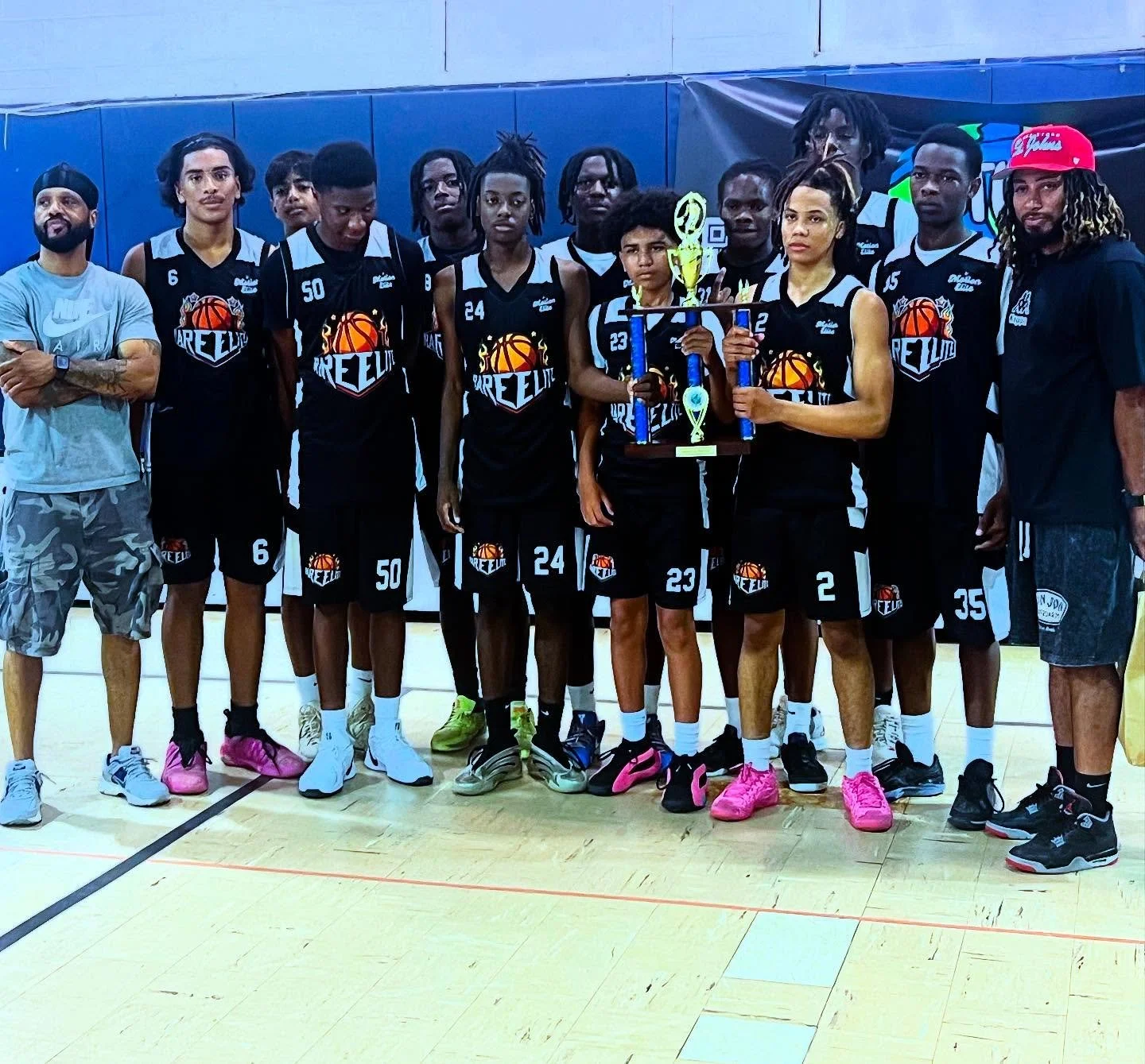 Big congrats to our Rare Elite JV squad for taking home the 🏆 this weekend 🔥 This group is really coming together ,playing with heart, discipline, and unity. The chemistry is growing, and it&rsquo;s showing on the court every game. Big shoutout @te