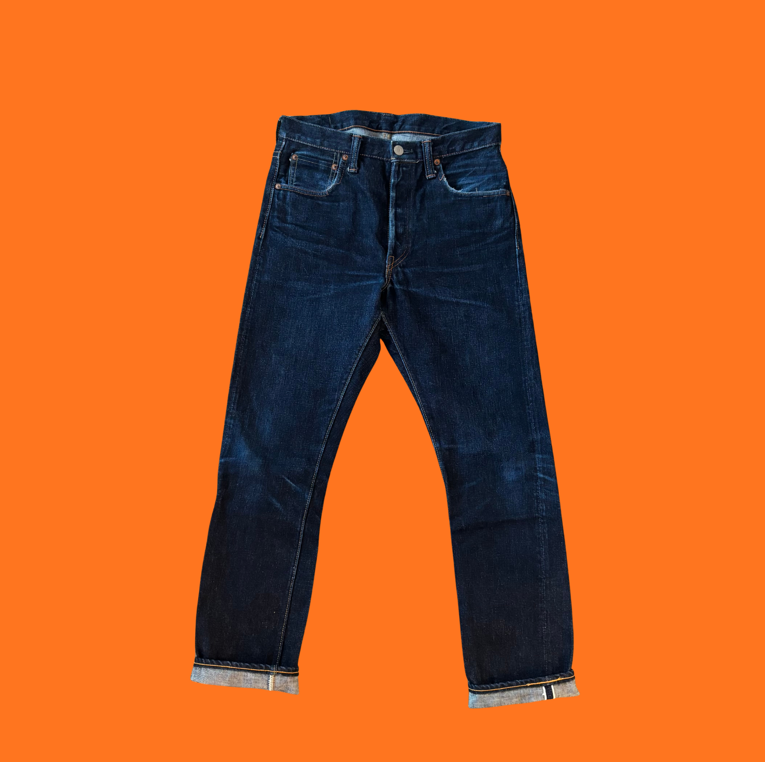 Full Count 1109XX 15oz Raw Selvedge Denim Sz 30