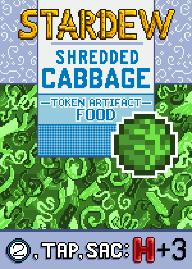 Food Token, Stardew Cabbage