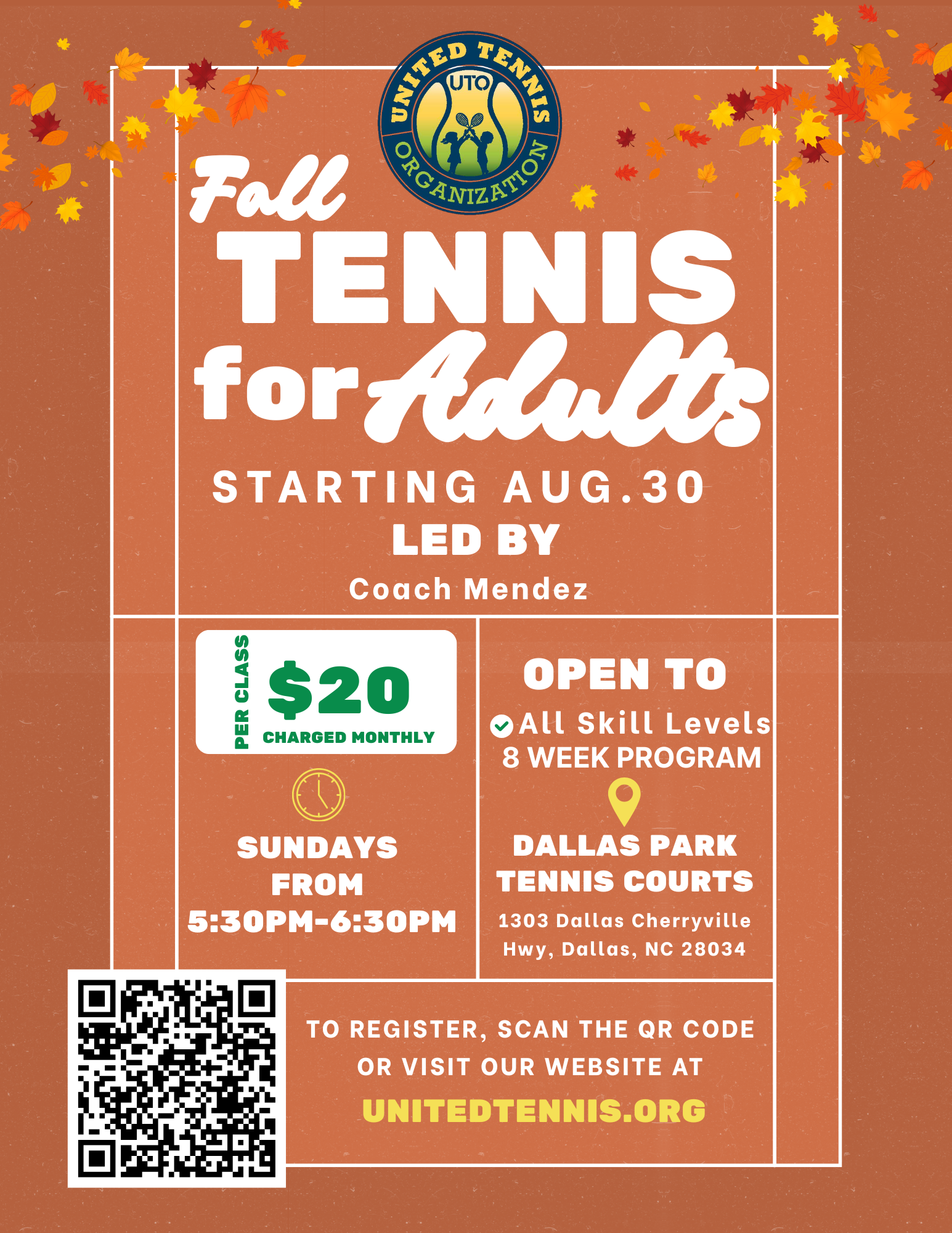 Fall Adult Tennis
