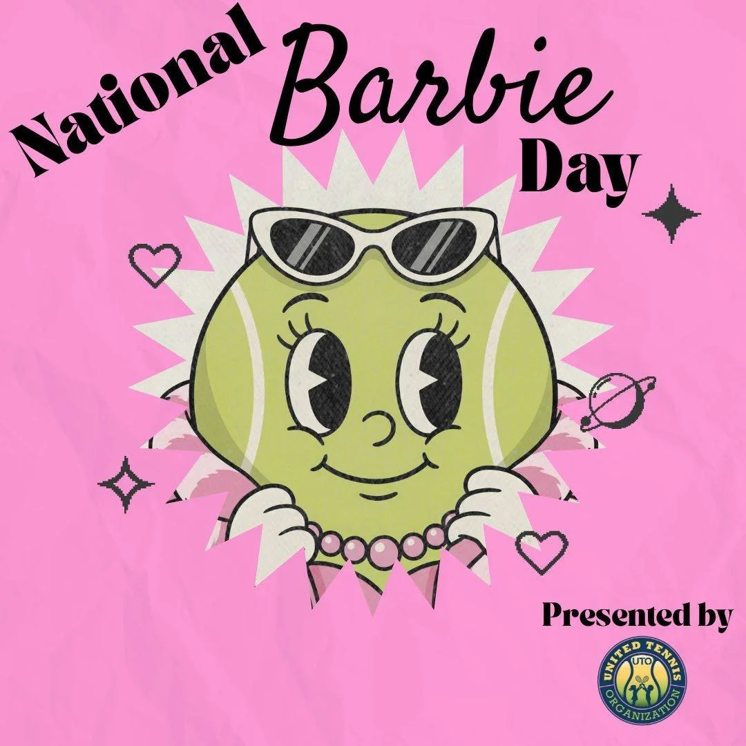 "💖 Come on UTO, let&rsquo;s go party! 💖

It&rsquo;s National Barbie Day, and we are officially in our Pink Era here at United Tennis Organization! 

While we&rsquo;re usually focused on backhands and footwork, today we&rsquo;re celebrating the