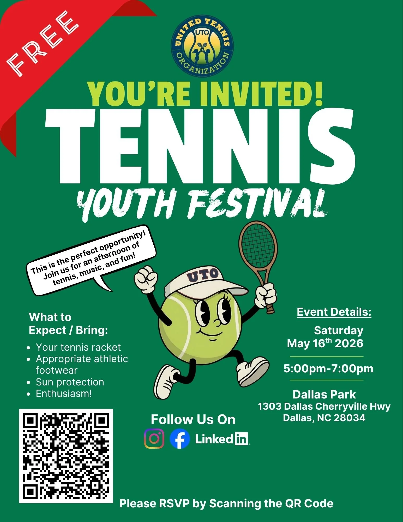 Try Tennis: Free Youth Tennis Festival