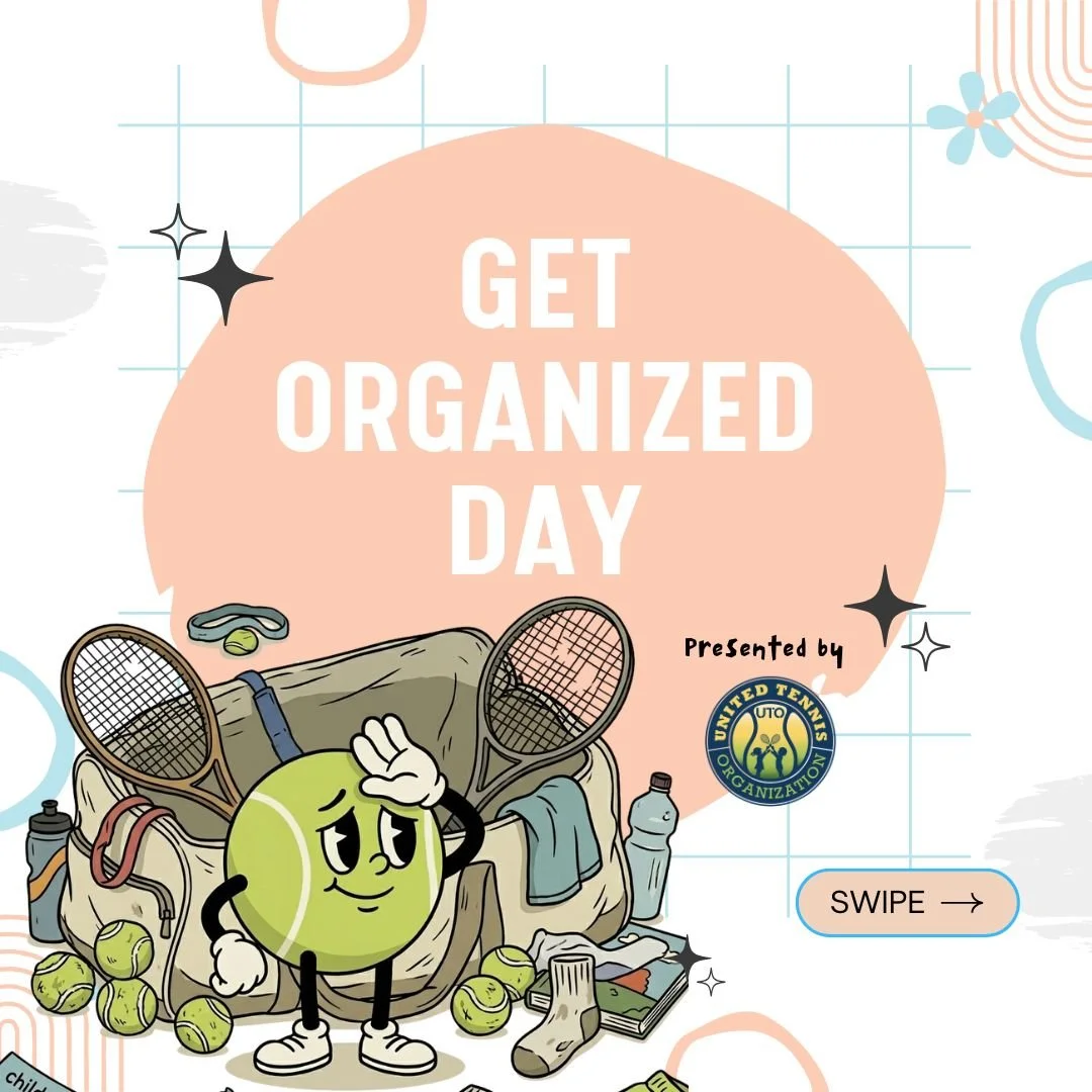 New week, new goals, better organization. 🌟📖

Is your tennis bag looking a little like Lucy Love&rsquo;s today? 🎾😅

We&rsquo;ve all been there&mdash;socks everywhere, flat balls at the bottom, and trying to find that one specific language workshe