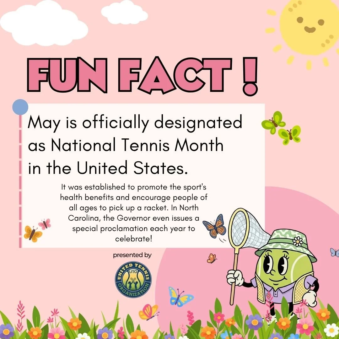 The Magic of May.. and it isn't just spring flowers!

We&rsquo;re busy hitting the courts because May is officially National Tennis Month across the U.S.! 🇺🇸 

This month was established to highlight the incredible health benefits of the sport and 