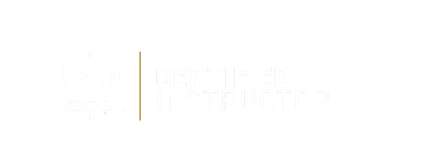 USCCA logo with text 'Certified Instructor' in white on black background.
