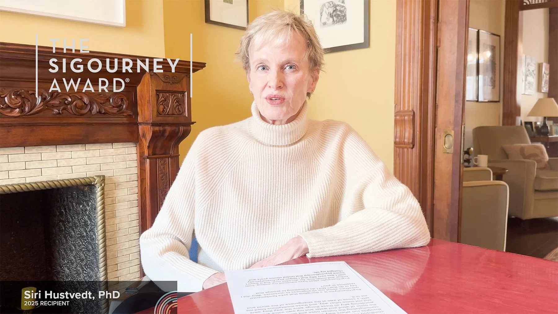 Hustvedt Speaks About the Evolution of Her Work
