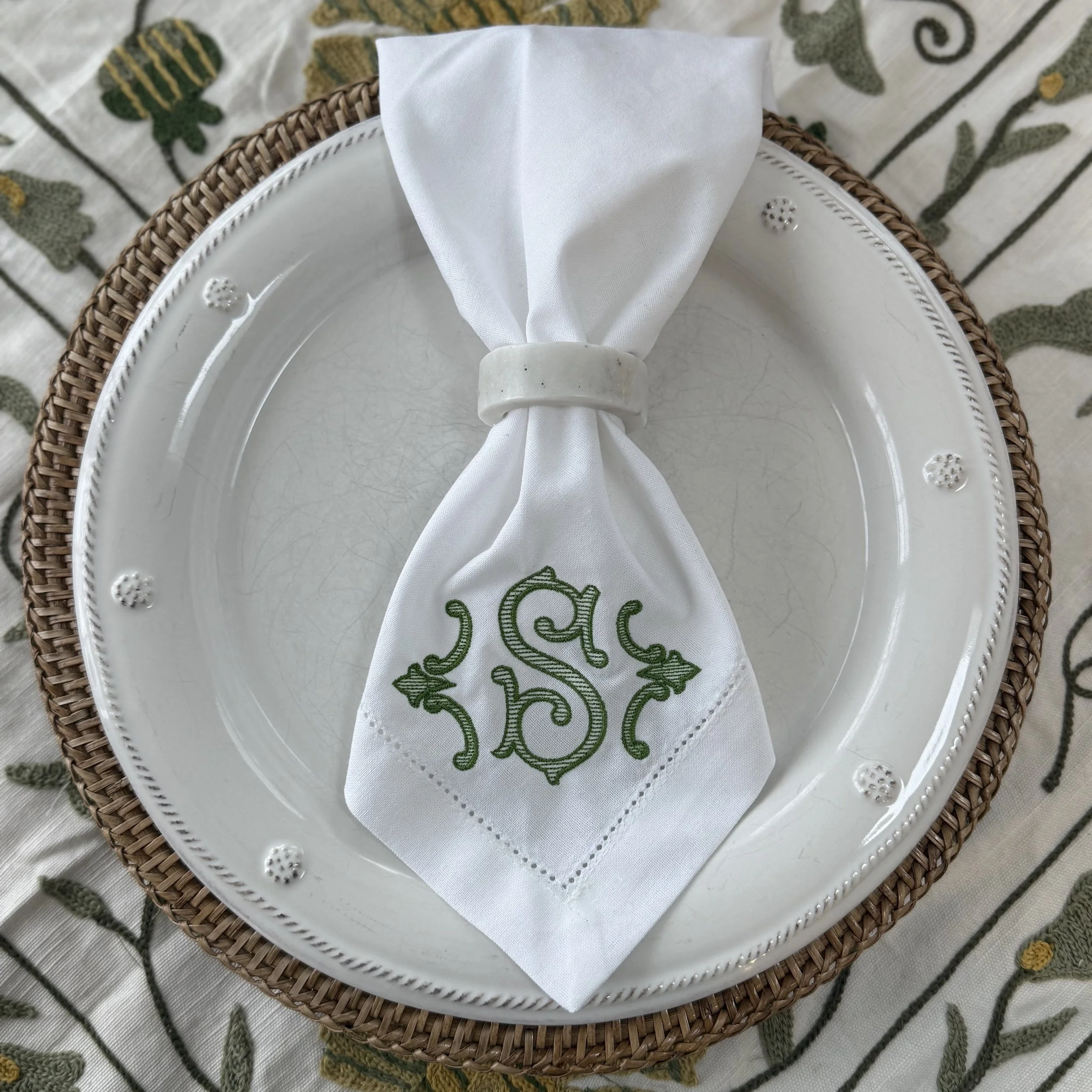 Linen Hemstitch Napkins