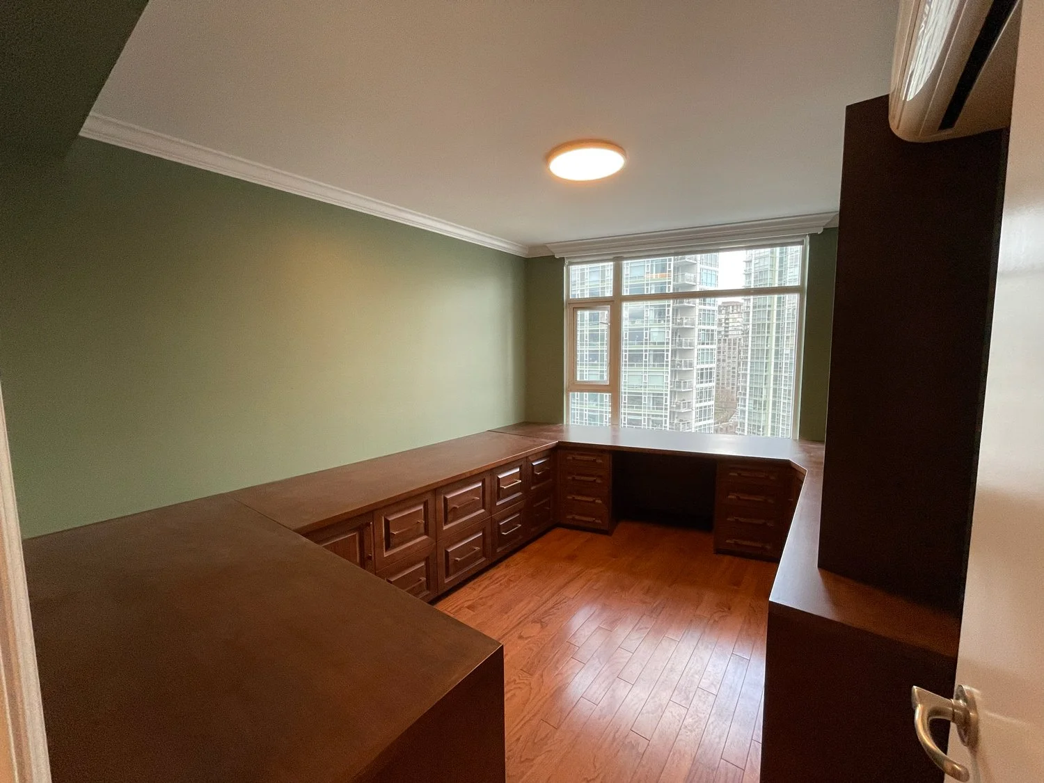 Residential interior millwork with built-in cabinets 2