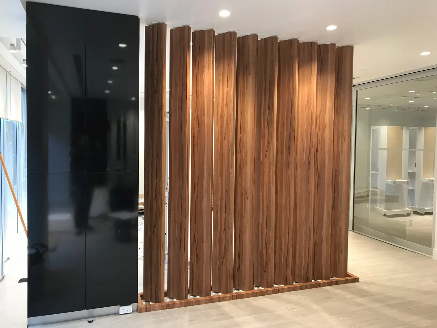 Built-in storage cabinetry for residential interior in West Vancouver