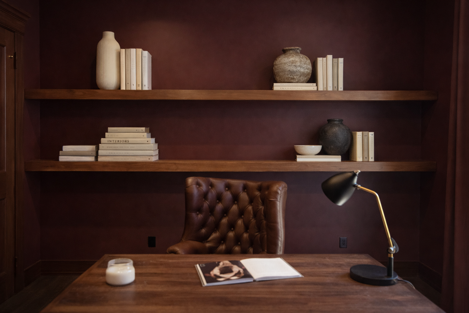 floating wood shelves Vancouver