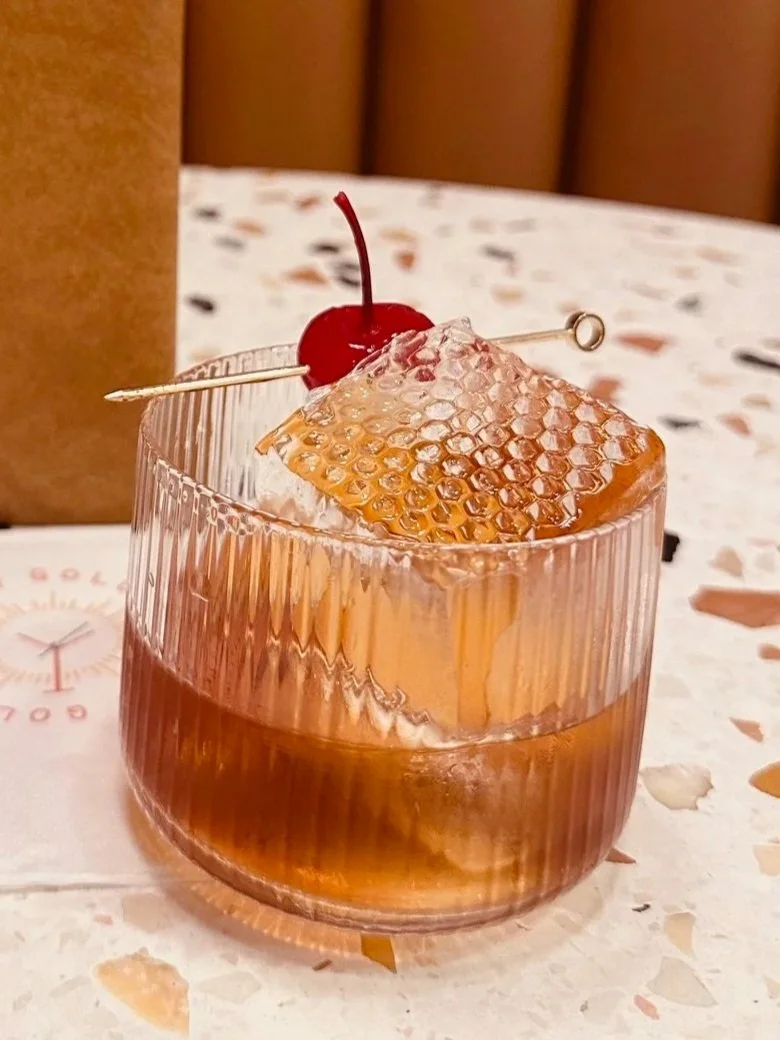 THE DOG'S BARK - dark, herbal, spirit-forward
Michter’s Rye, Amaro Montenegro, Drambuie