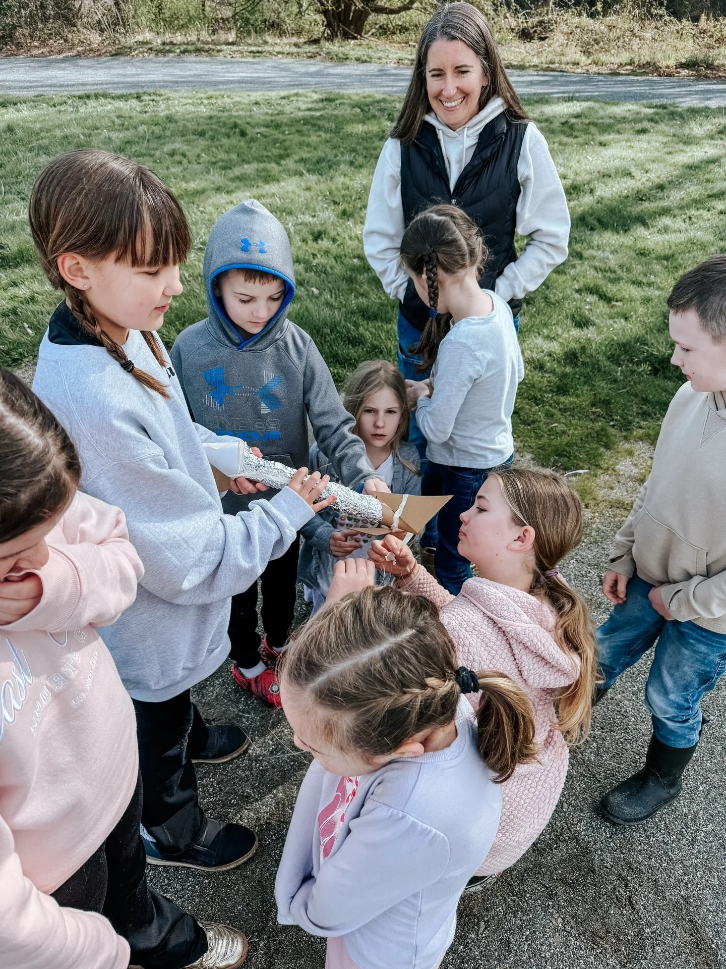 Crew Co was a full day&hellip; and we wrapped it up with a great info night for new families.

The kids learned about the resurrection, the space race and moon landing (with a rocket-building race), explored Robert Rauschenberg&rsquo;s layered art, a