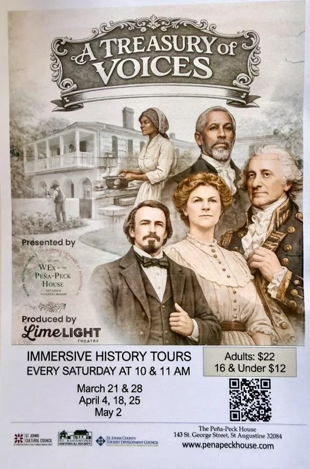&nbsp;HISTORIC PEÑA-PECK HOUSE AND LIMELIGHT THEATRE PREMIERE&nbsp;“A TREASURY OF VOICES”&nbsp;