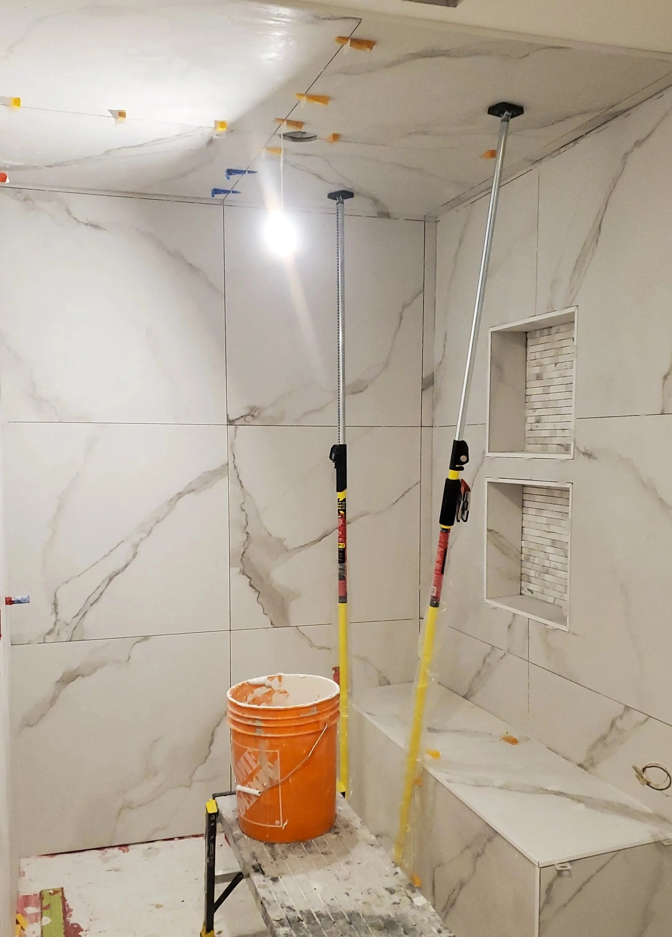 Schluter Systems & Waterproofing Kelowna. Tetris Tiling.