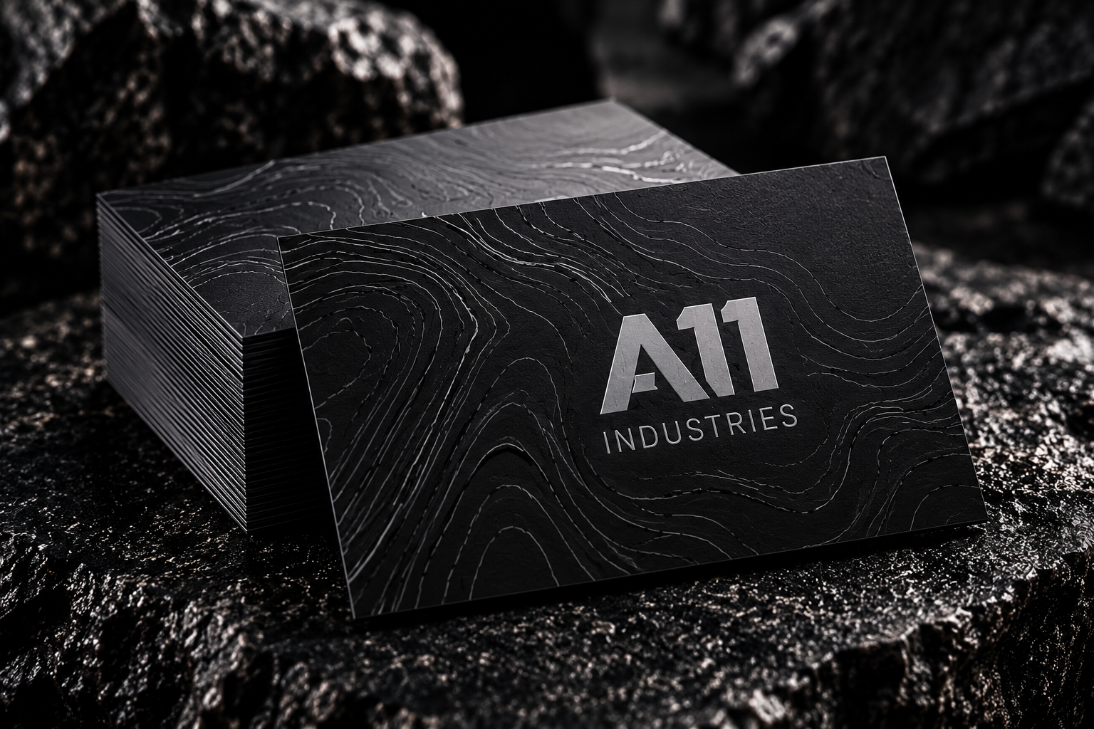 A11 Essential business cards