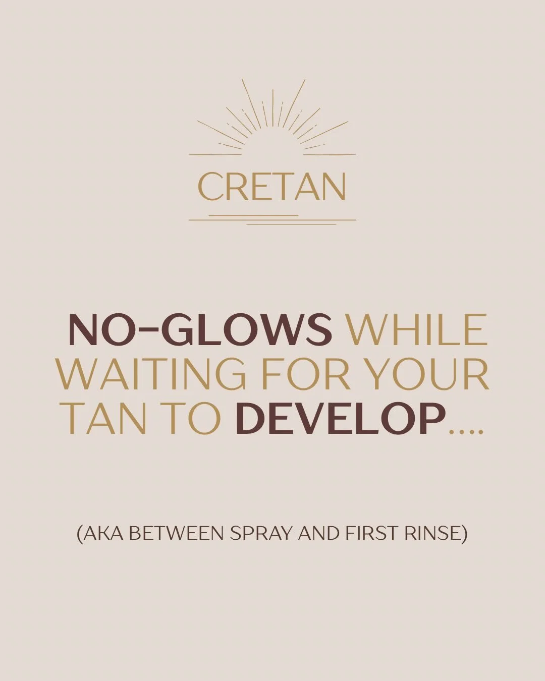 Speaking of 2026 Goals 👀

Here are your No-Glows while baking in your fresh Spray Tan ✨

#mobilespraytan #cretanglow #spraytan #femininefueled #canadianmade #sunlesstanning #feelyourbest #lookyourbest #cleanbeauty