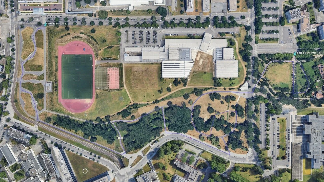 Top down view of the event area